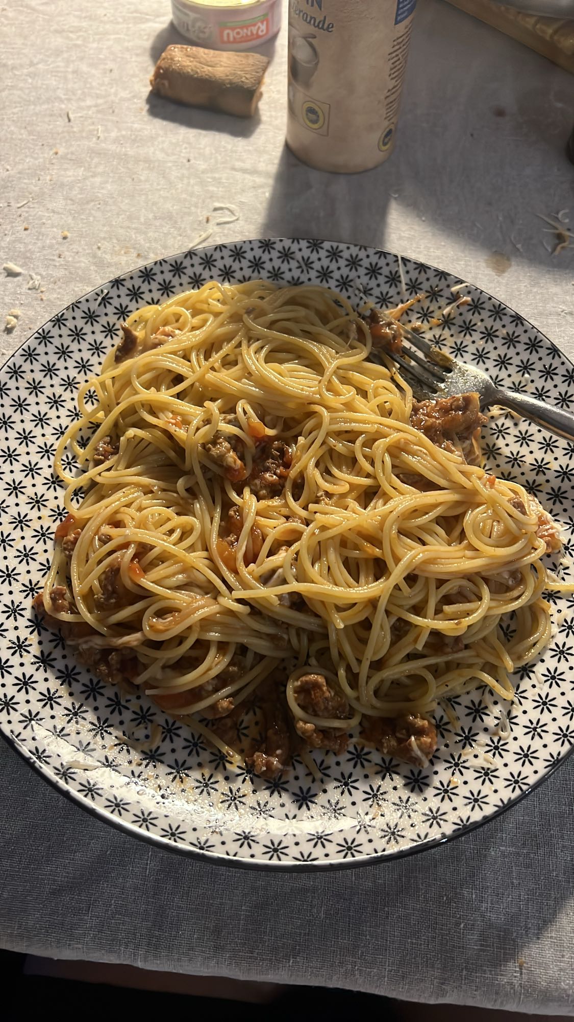 Spaghetti à la viande