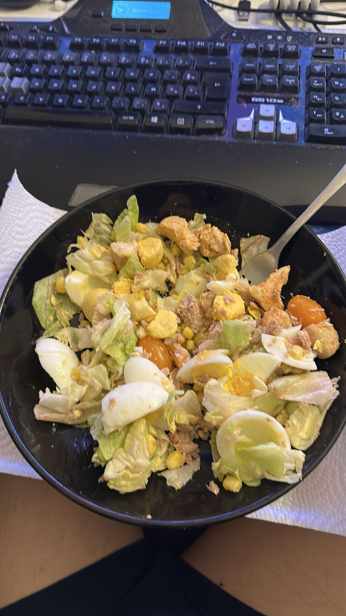 Salade protéinée