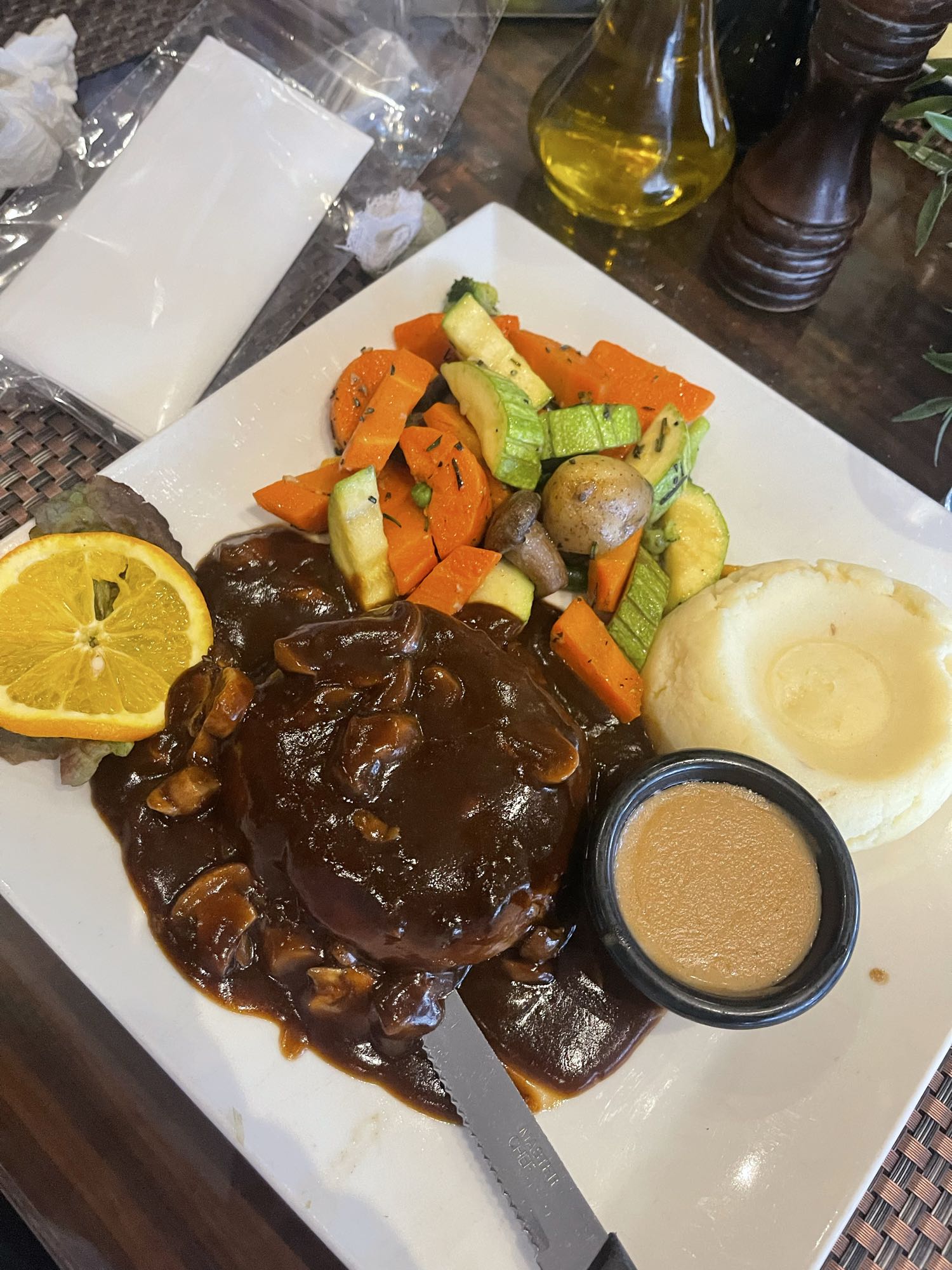 Steak with Vegetables