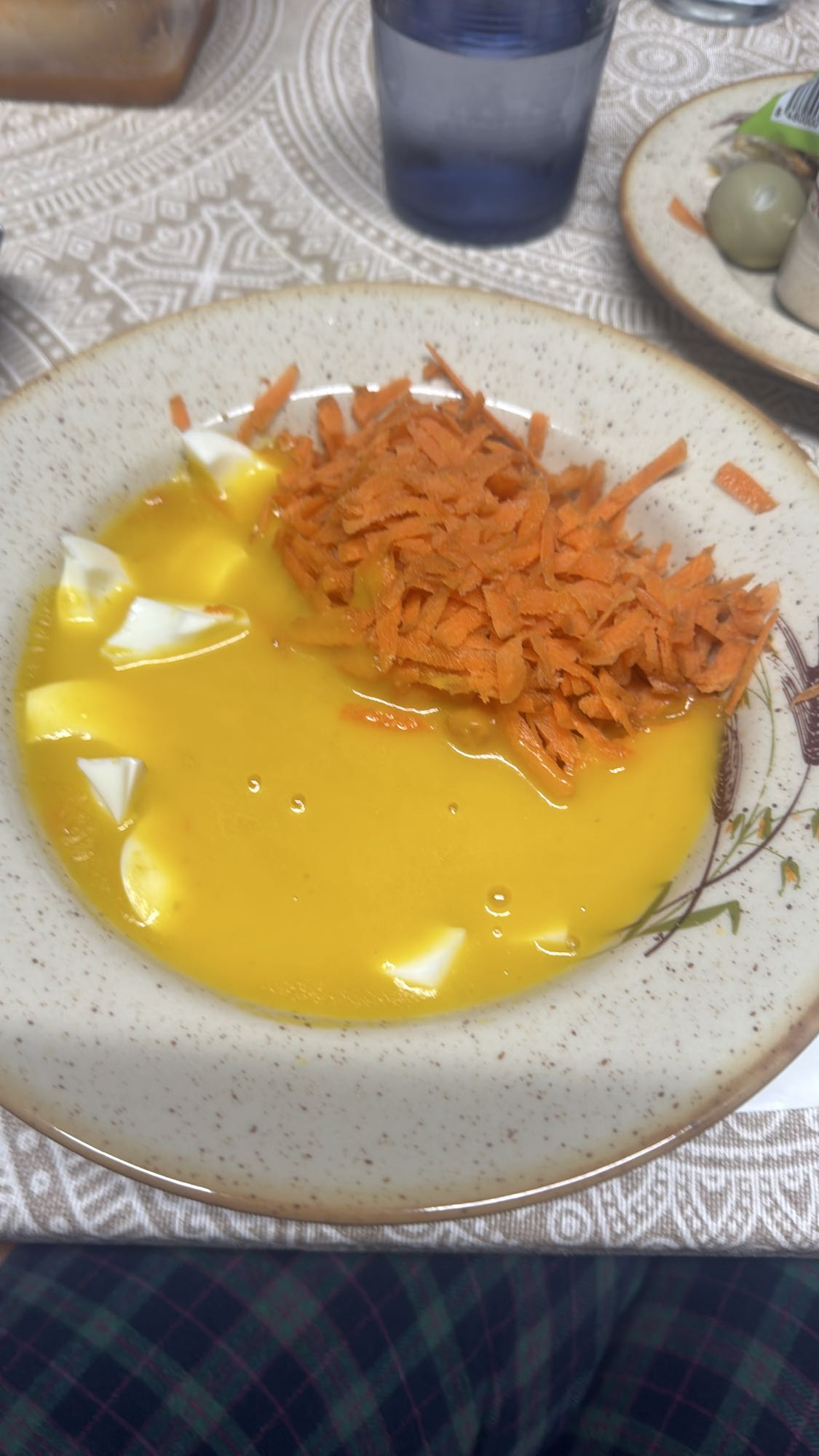 Ensalada de zanahoria y huevo