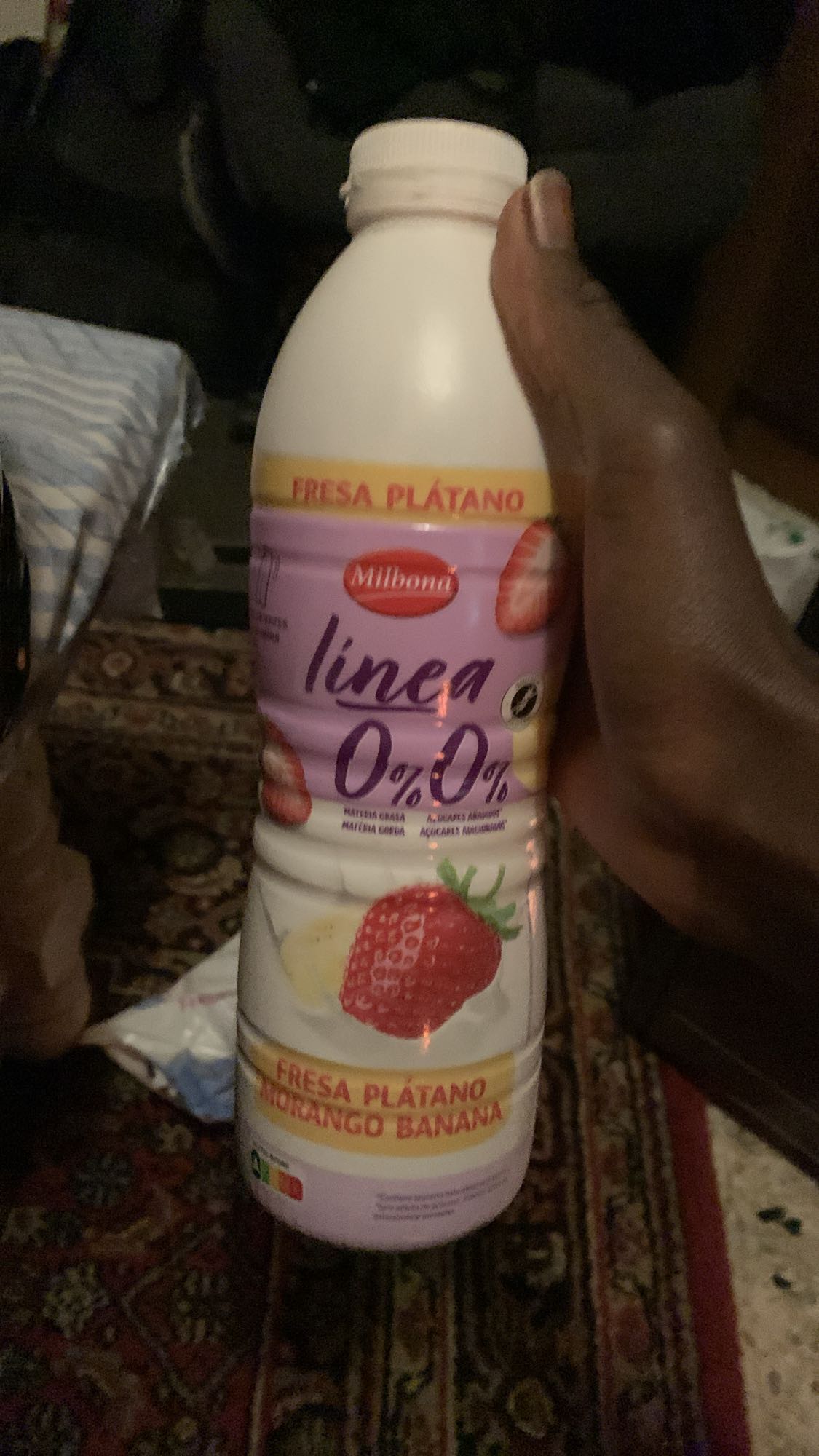 Batido fresa plátano