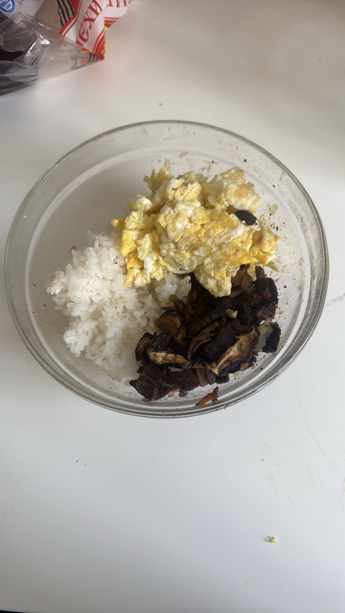 Scrambled Eggs with Rice