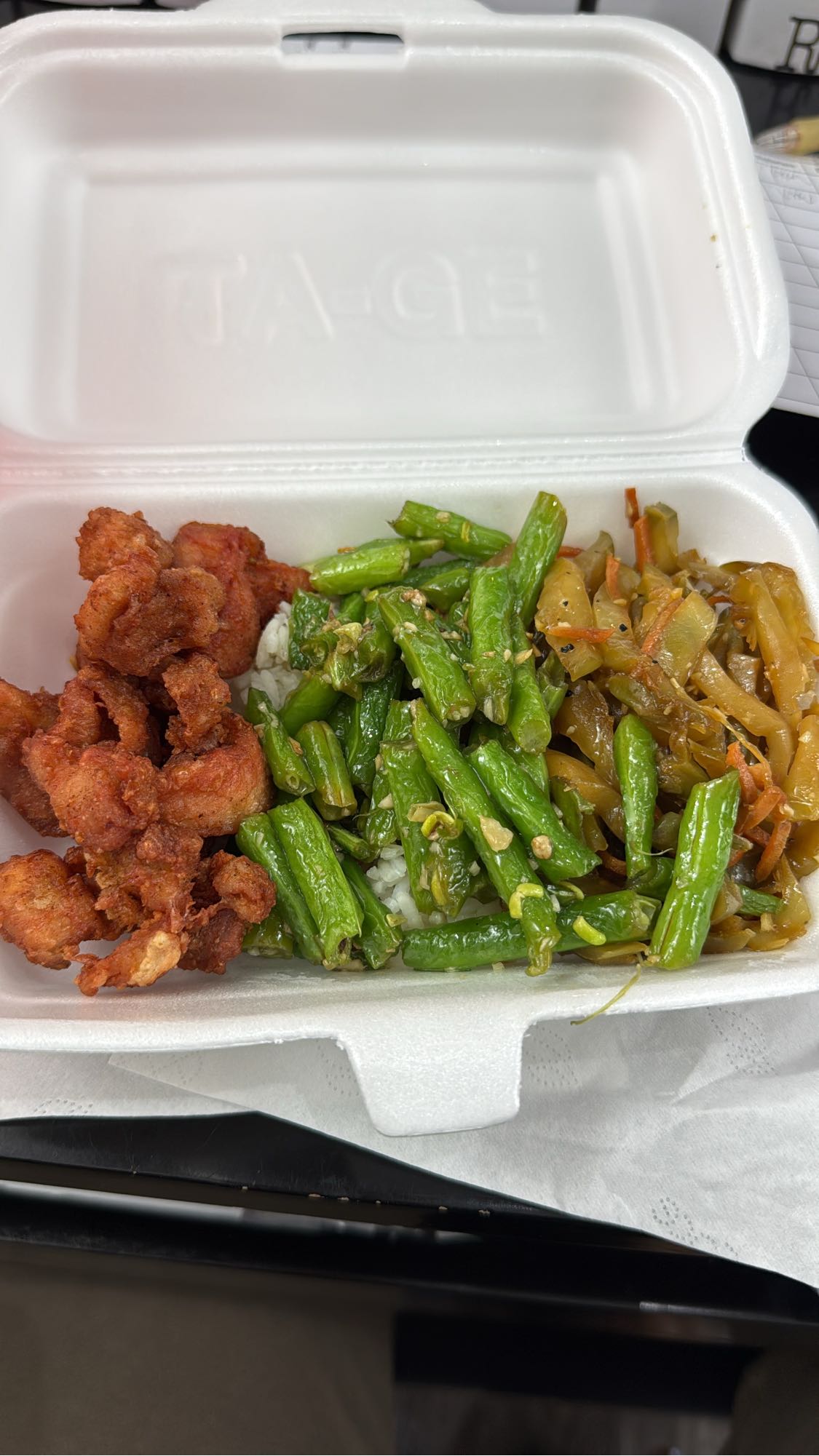 Fried Chicken with Veggies