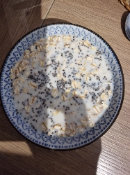 Flocons d'avoine au lait