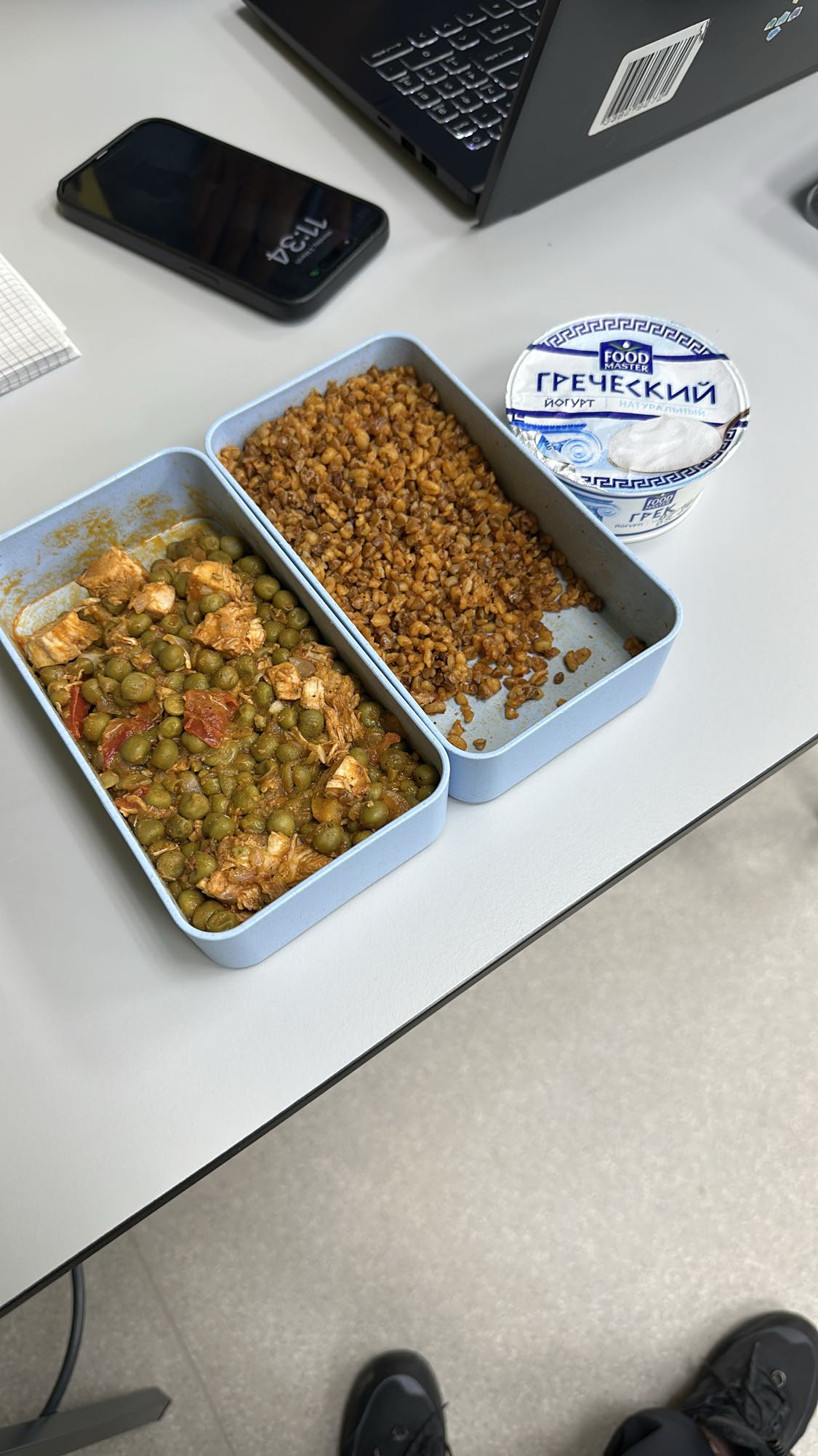 Trigo sarraceno con pollo