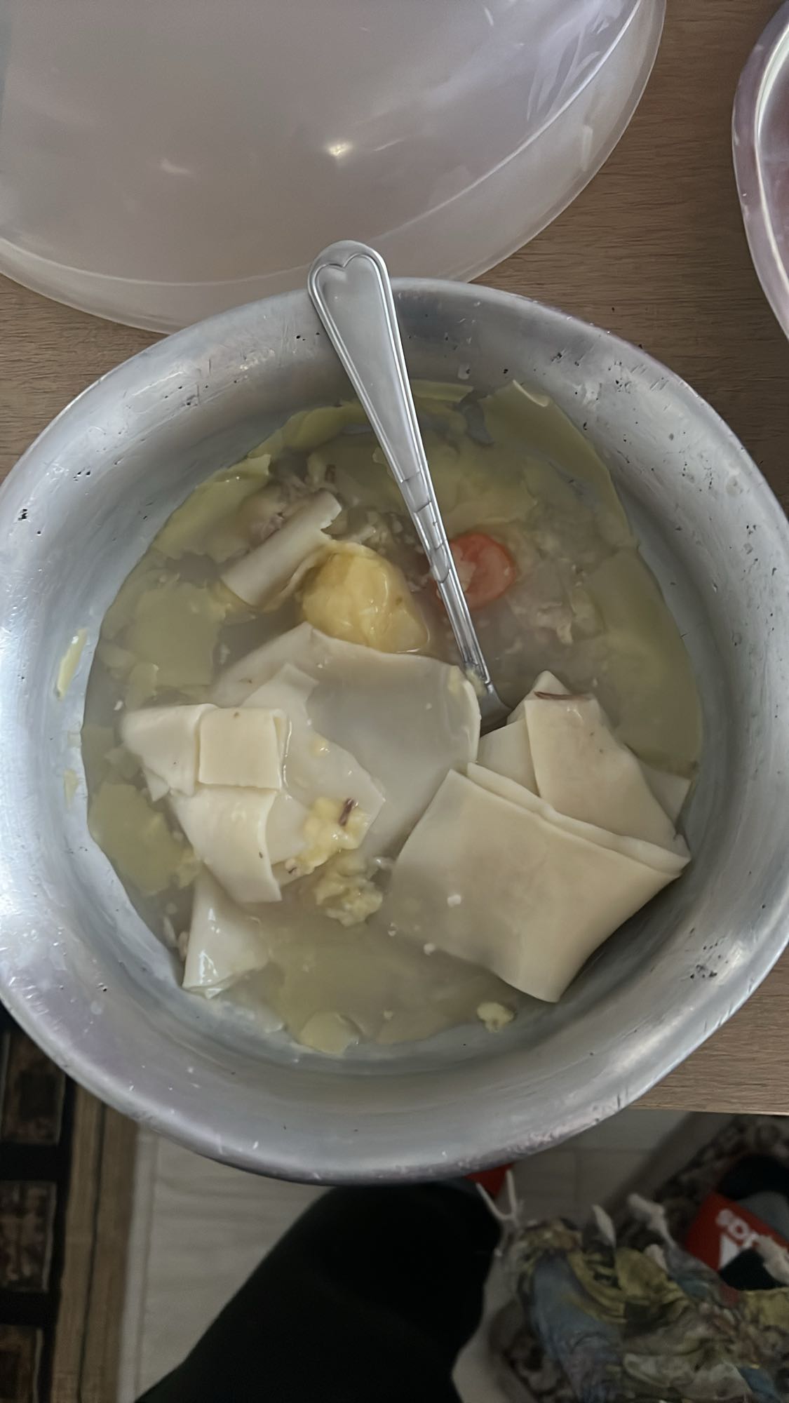 Курдюк с лапшой