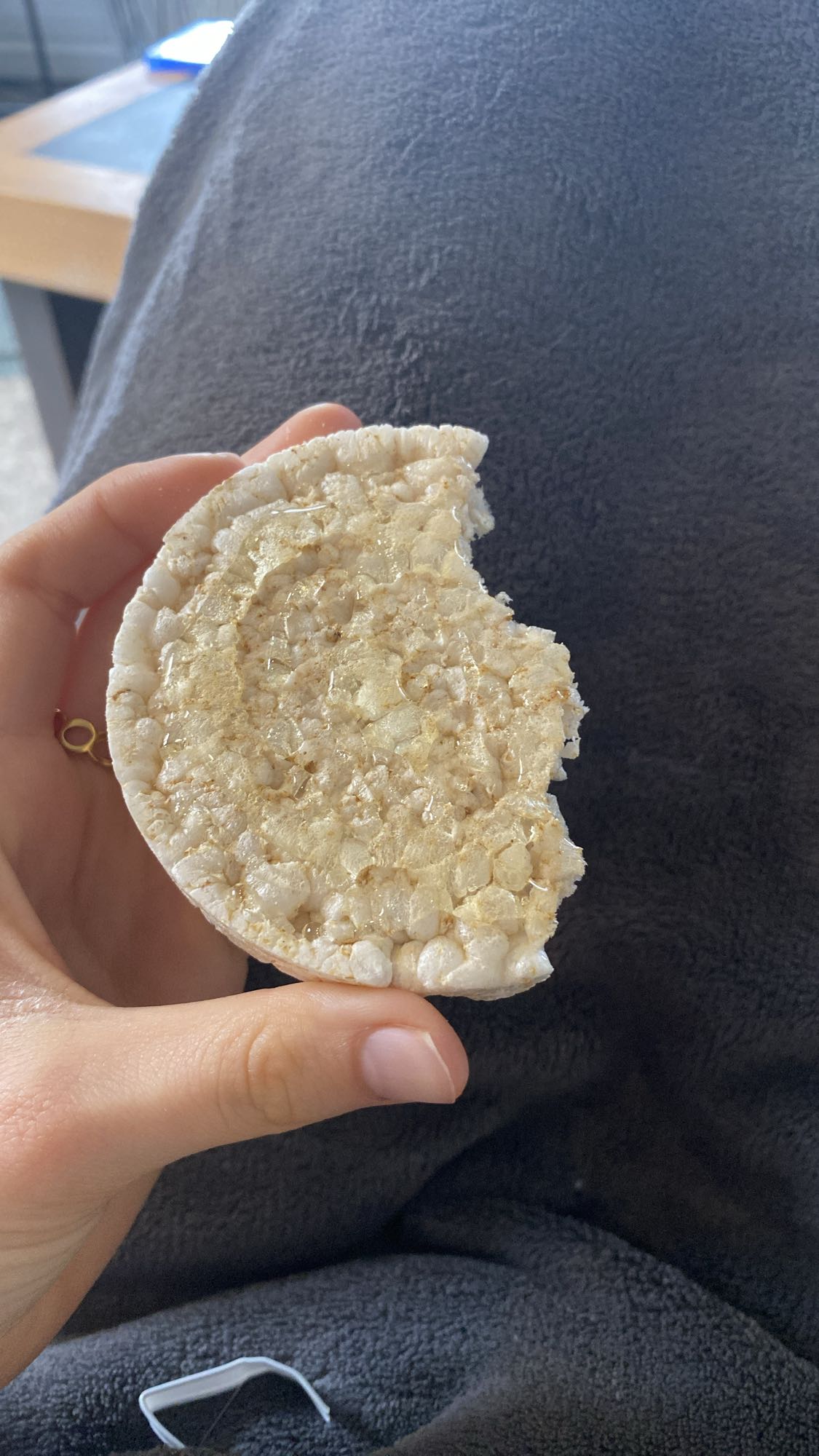 Galette de riz au miel