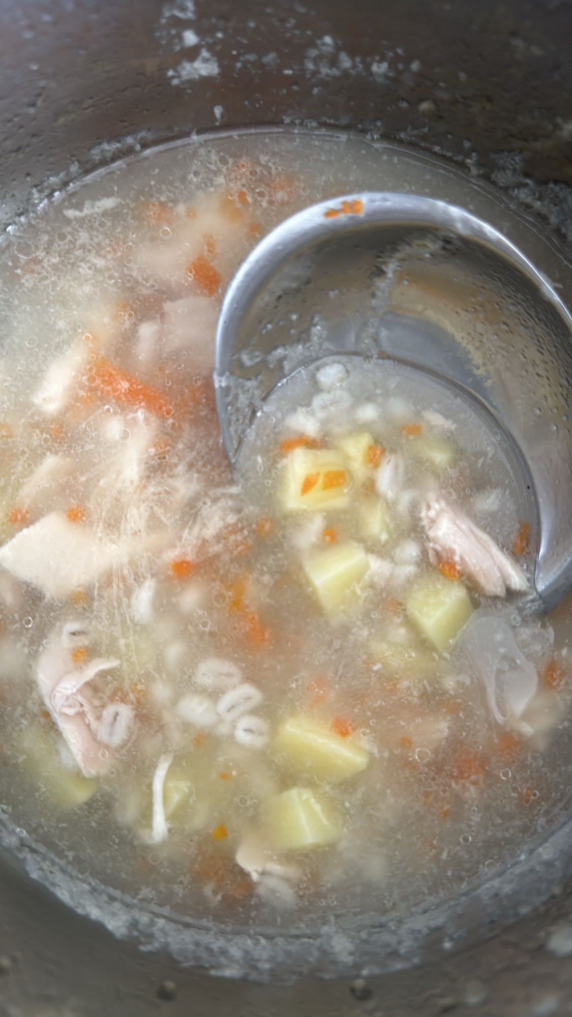 Куриный суп с овощами