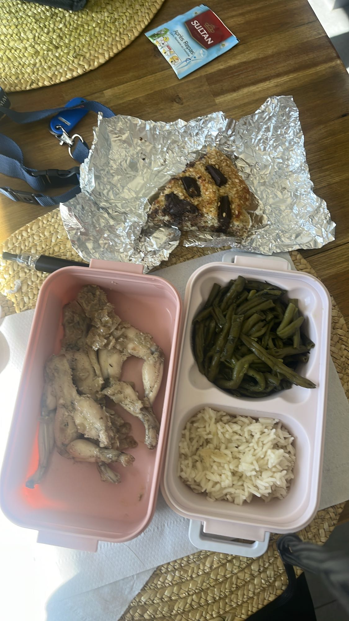 Cuisses de grenouille et riz