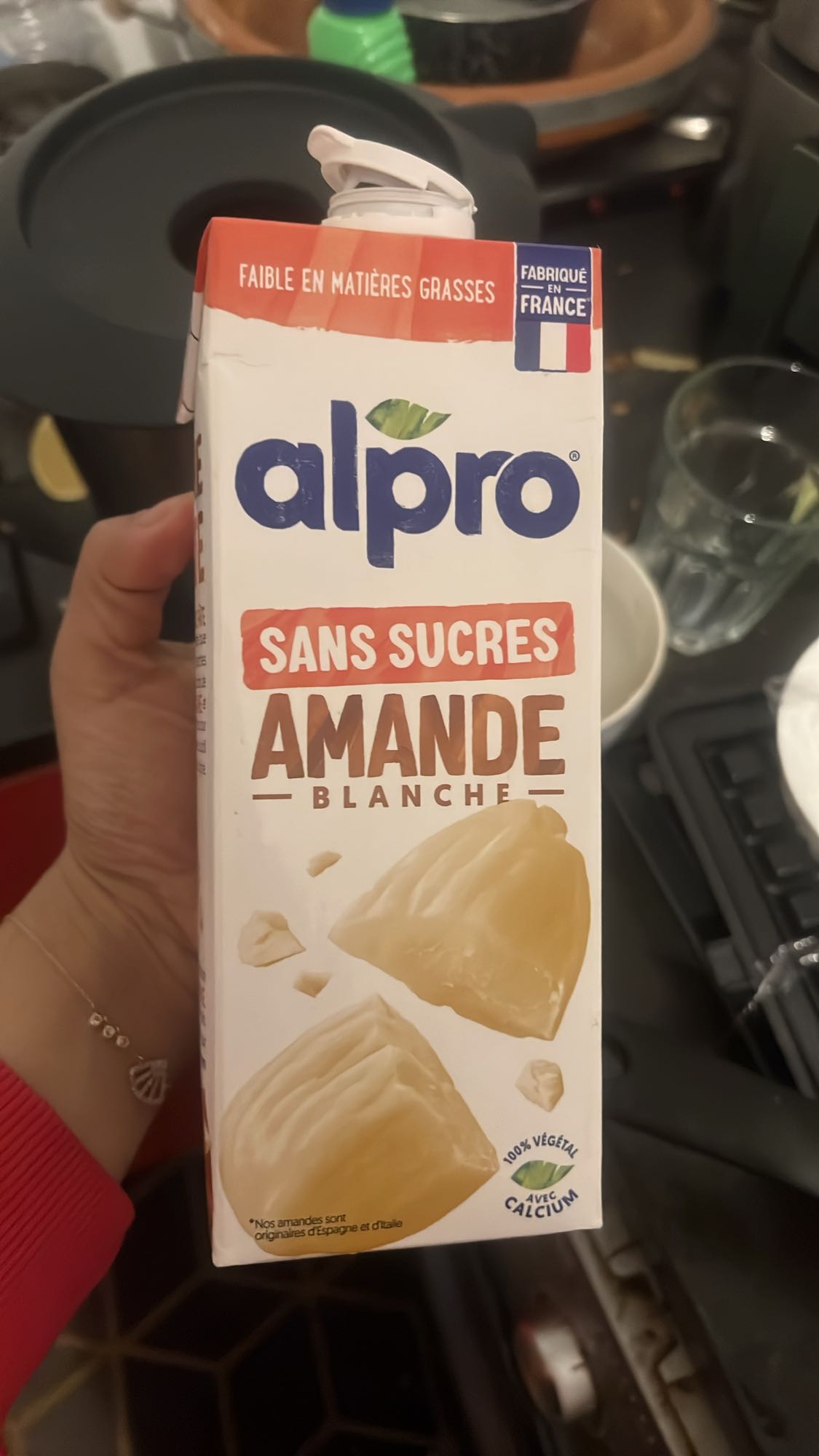 Lait d'amande sans sucre