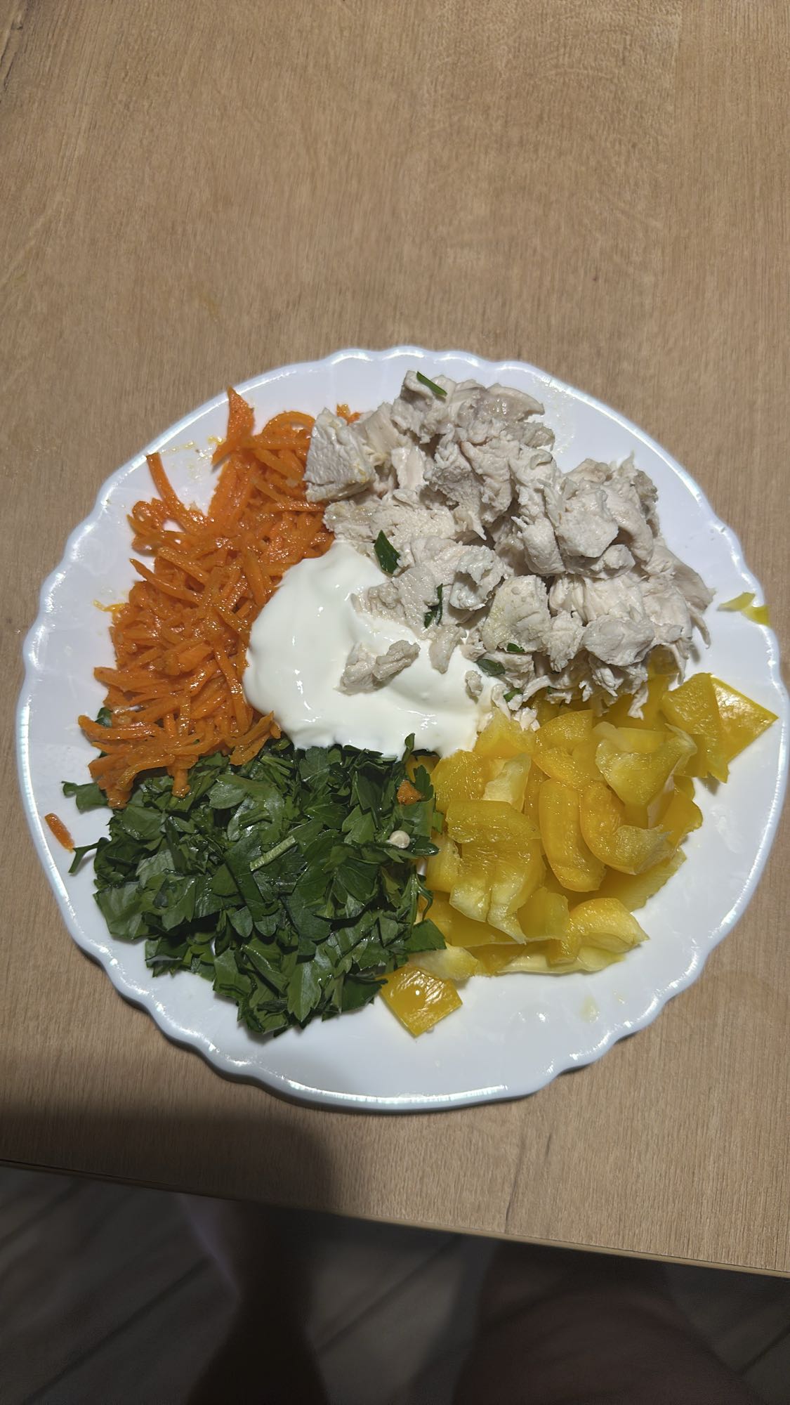 Салат с курицей