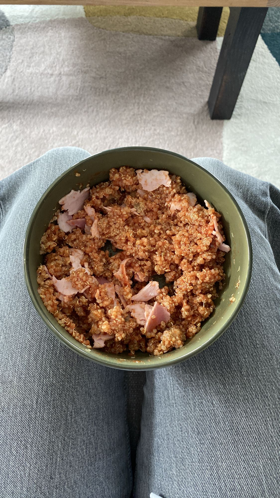 Quinoa au jambon