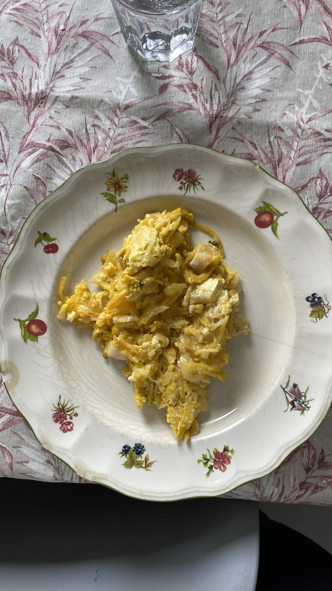 Revuelto de huevo y papa