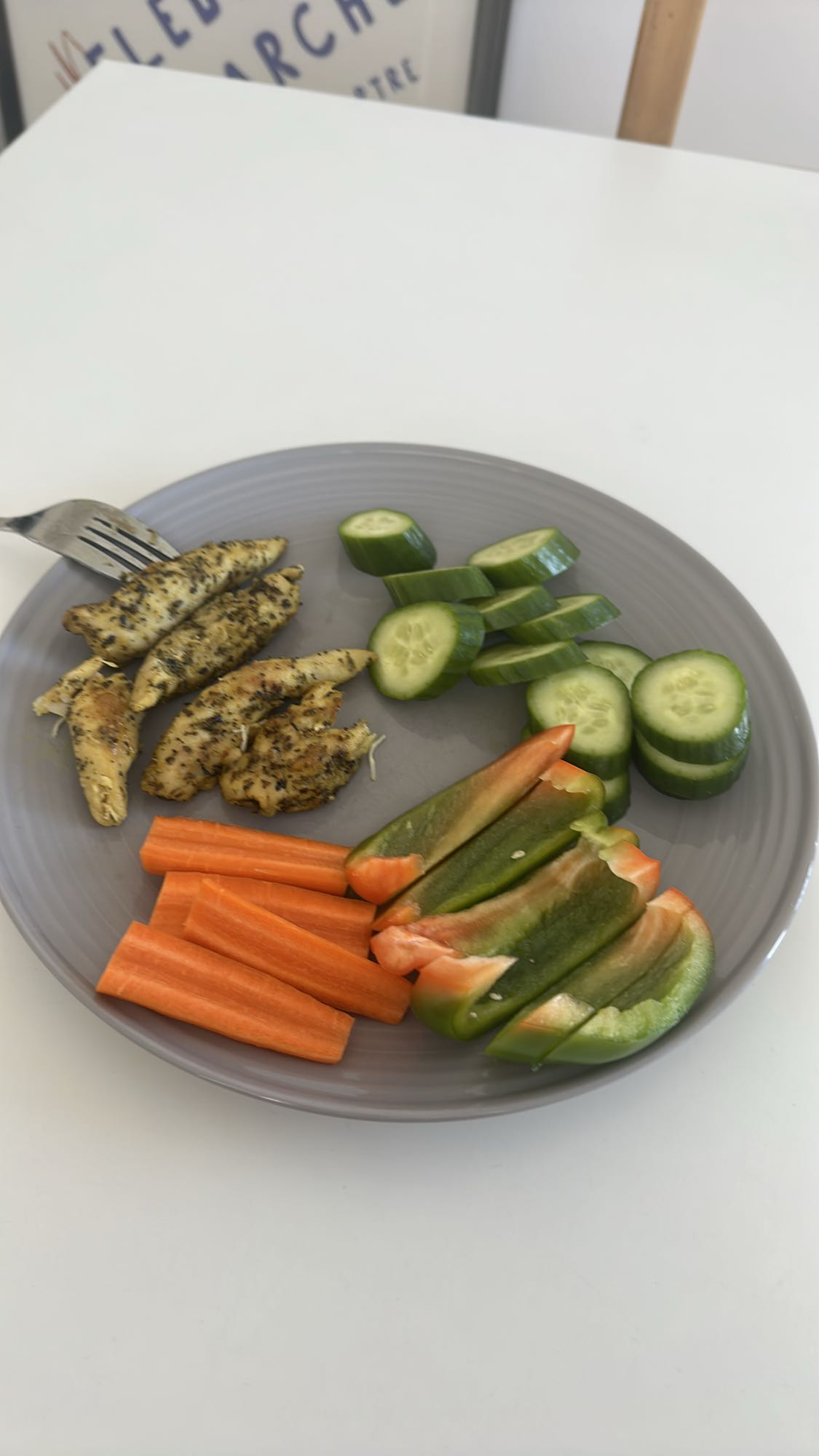 Hähnchen mit Gemüse