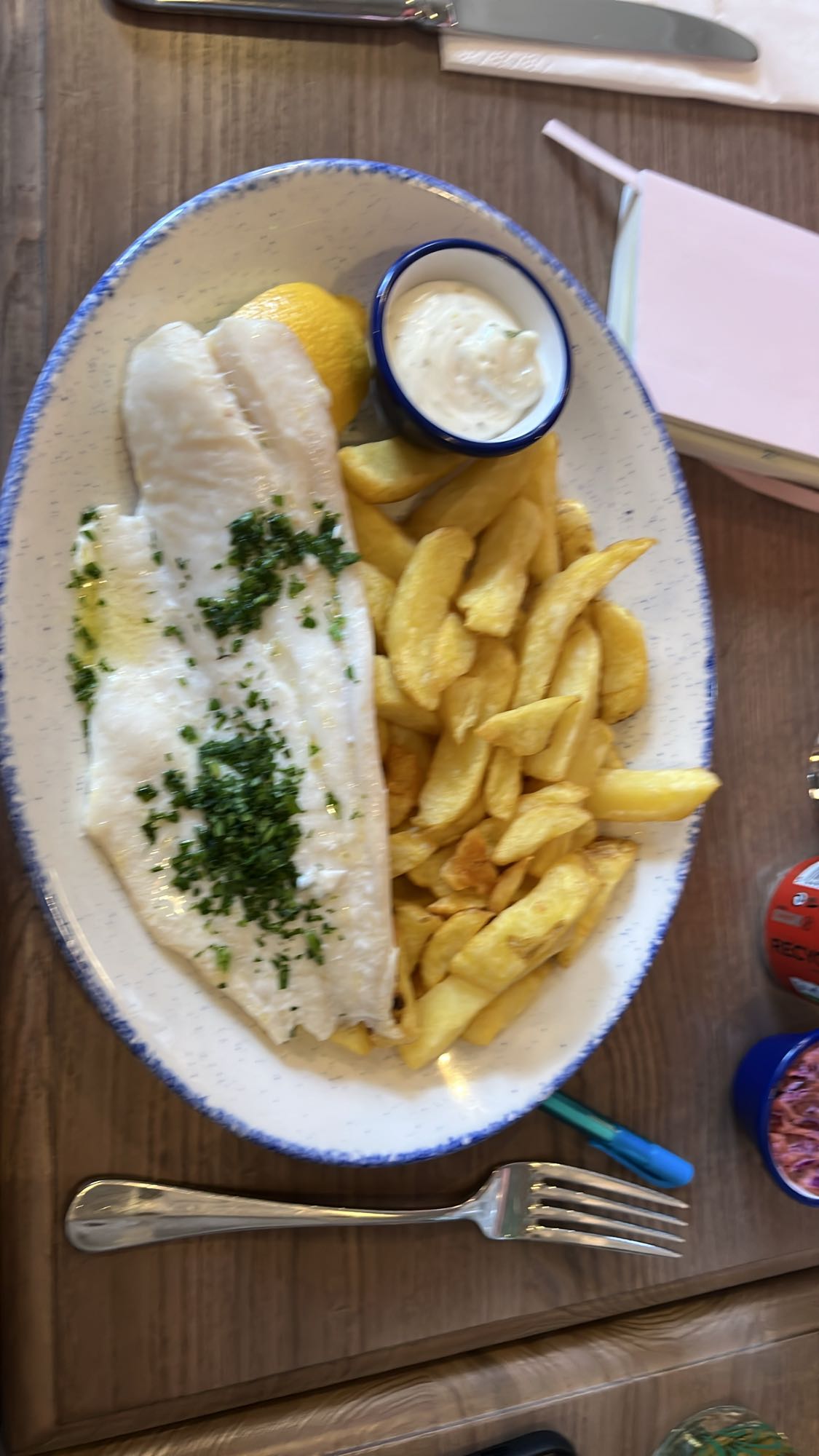Poisson et frites