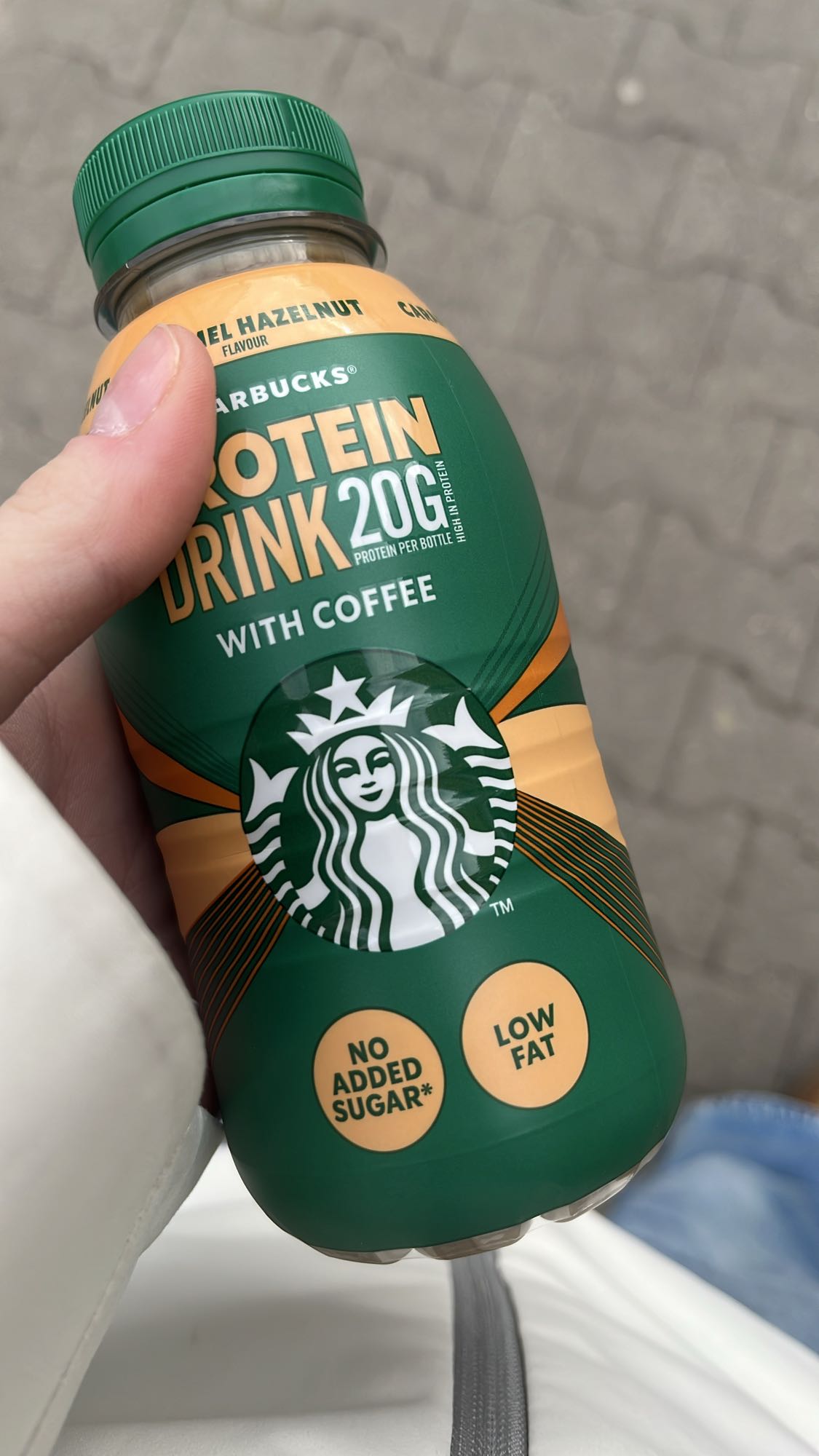 Napój białkowy z kawą