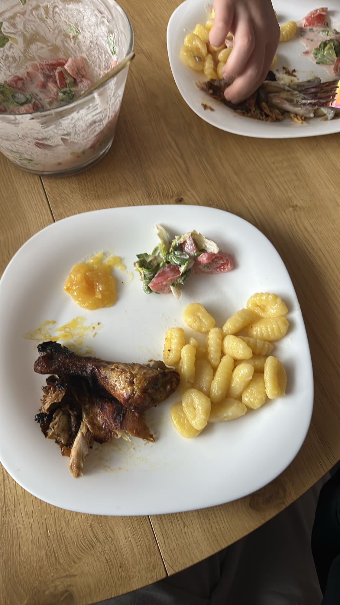 Grilled Chicken with Gnocchi