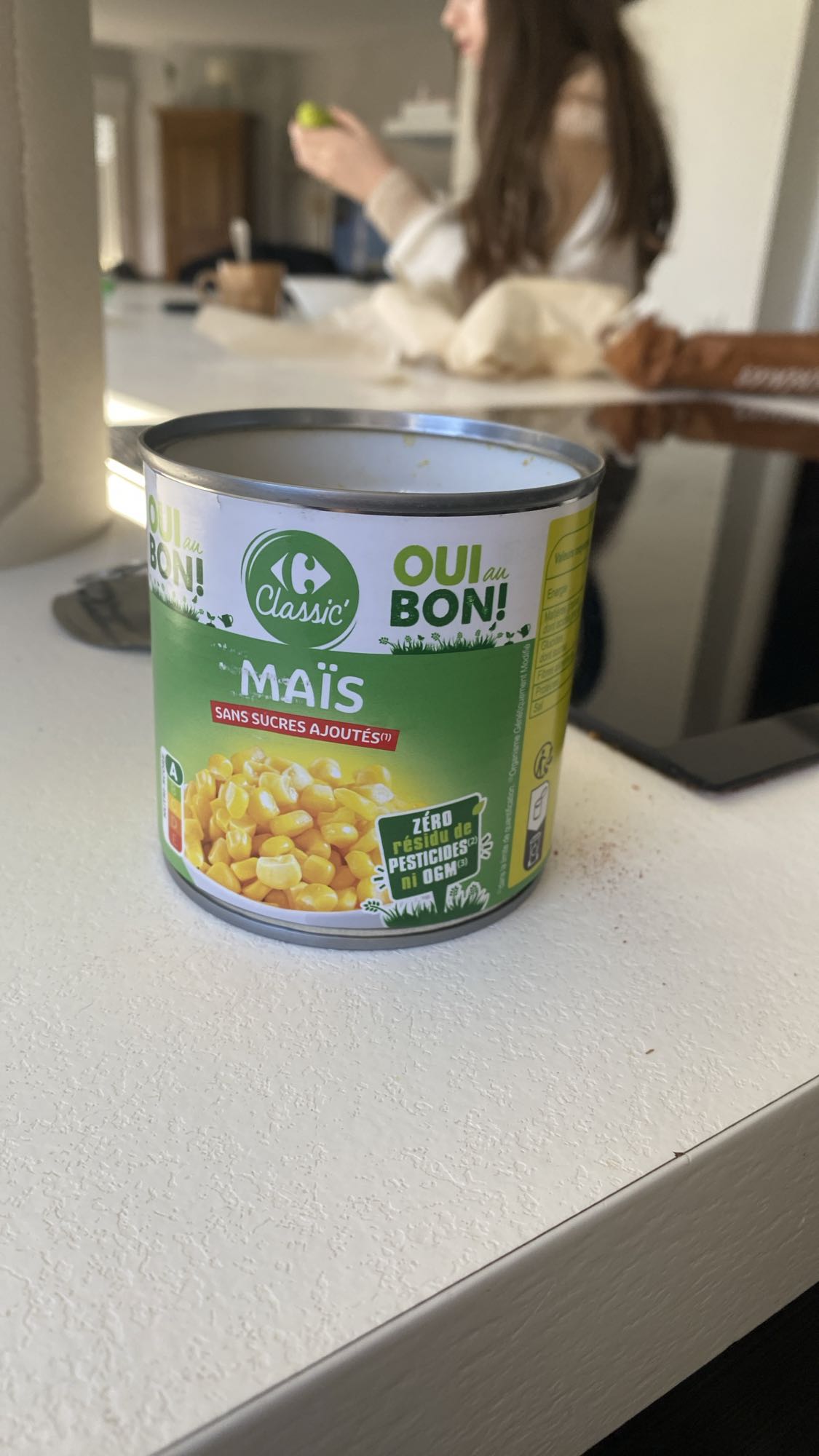 Maïs en conserve