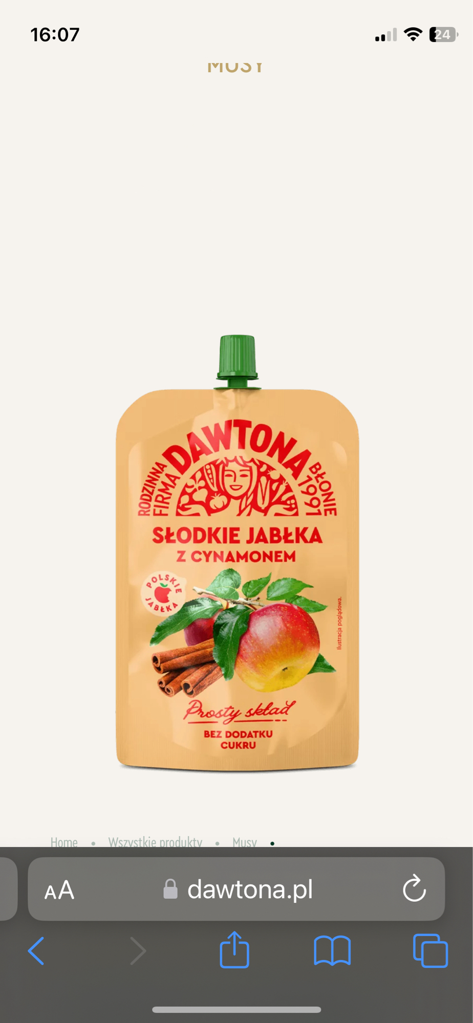 Słodkie jabłka z cynamonem