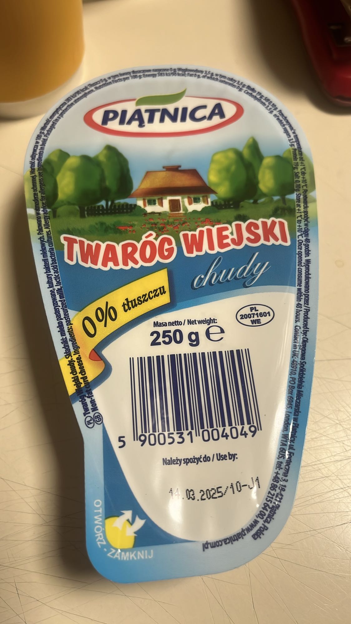 Twaróg wiejski chudy
