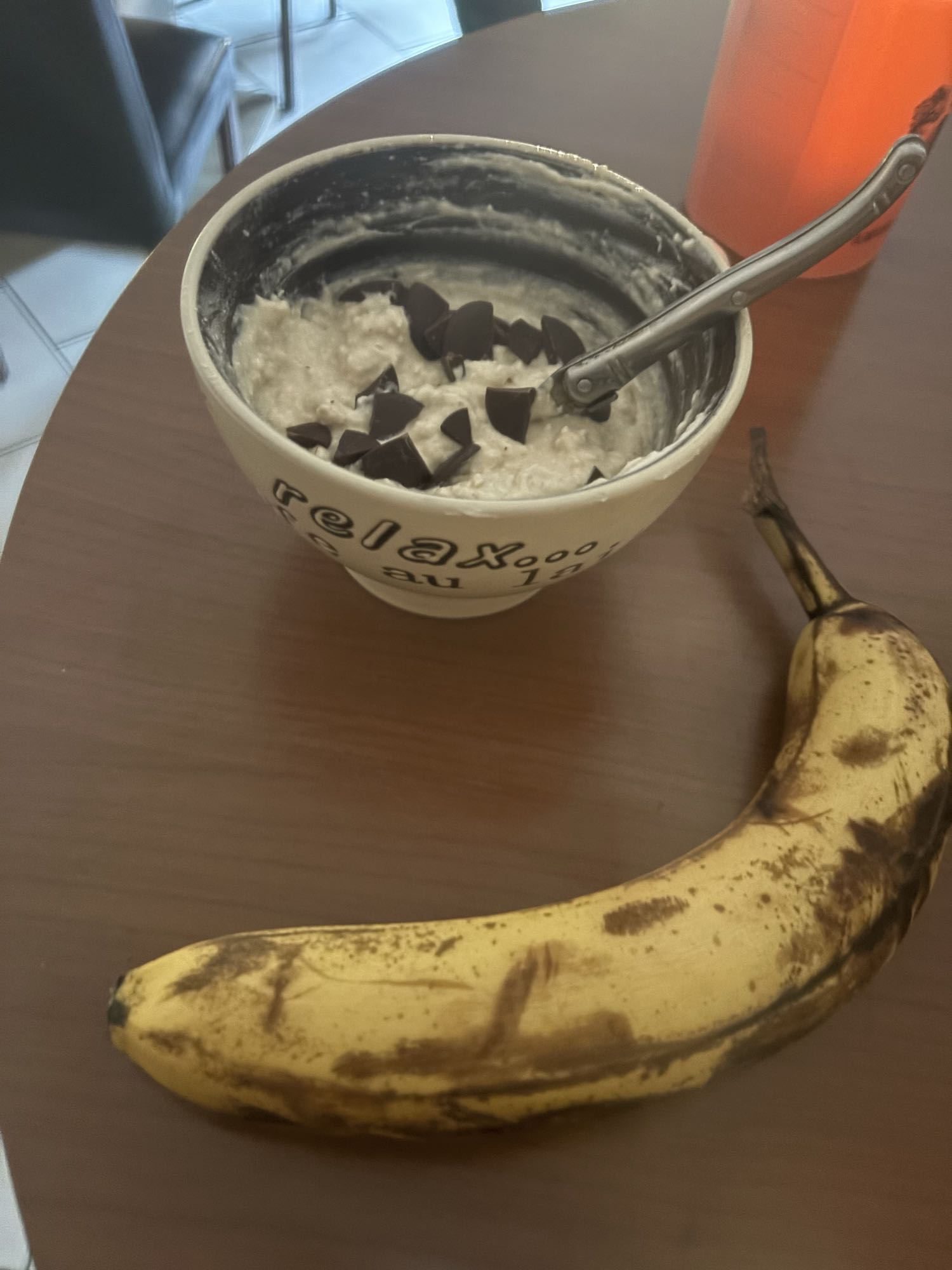 Flocons d'avoine banane