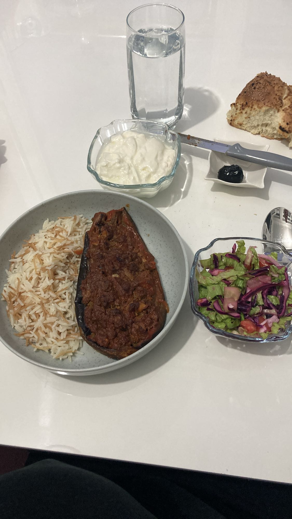 Karnıyarık ve Pilav