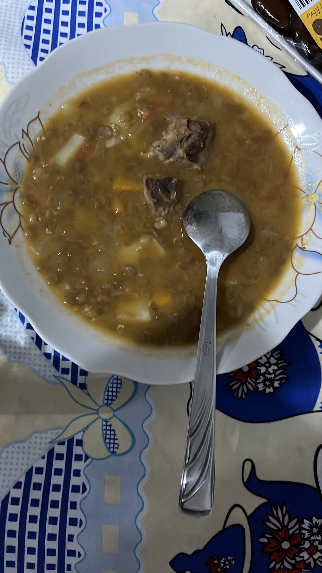 Lentil Soup with Meat