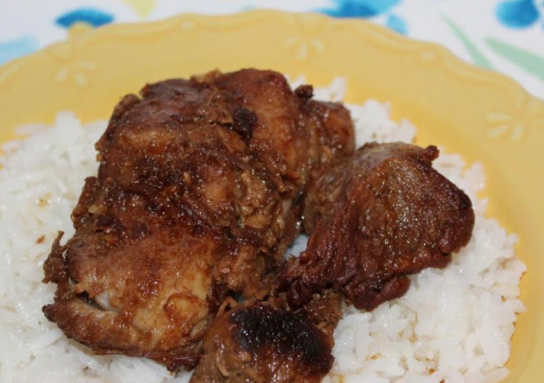 Chicken Adobo with Rice