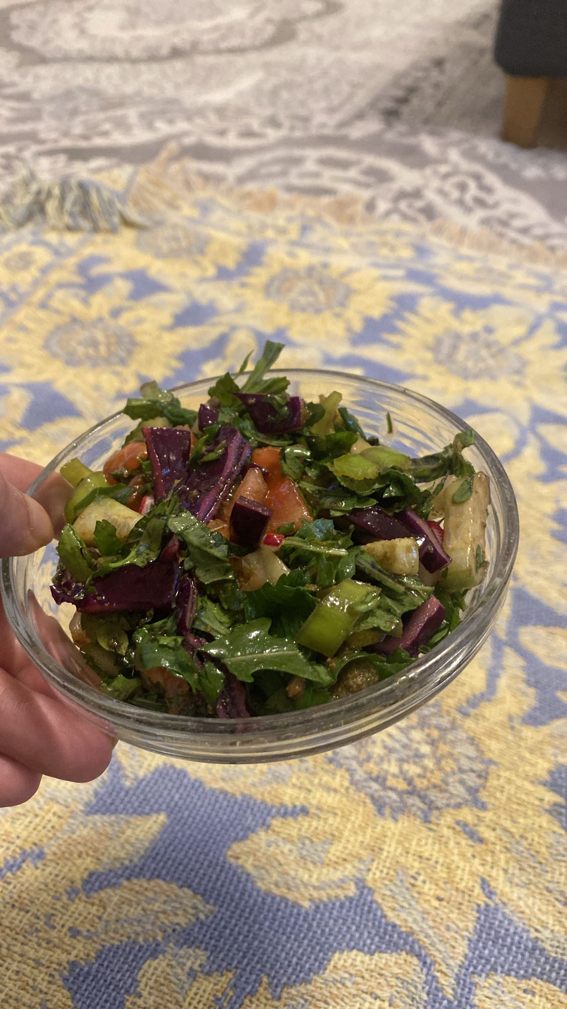 سلطة خضار طازجة