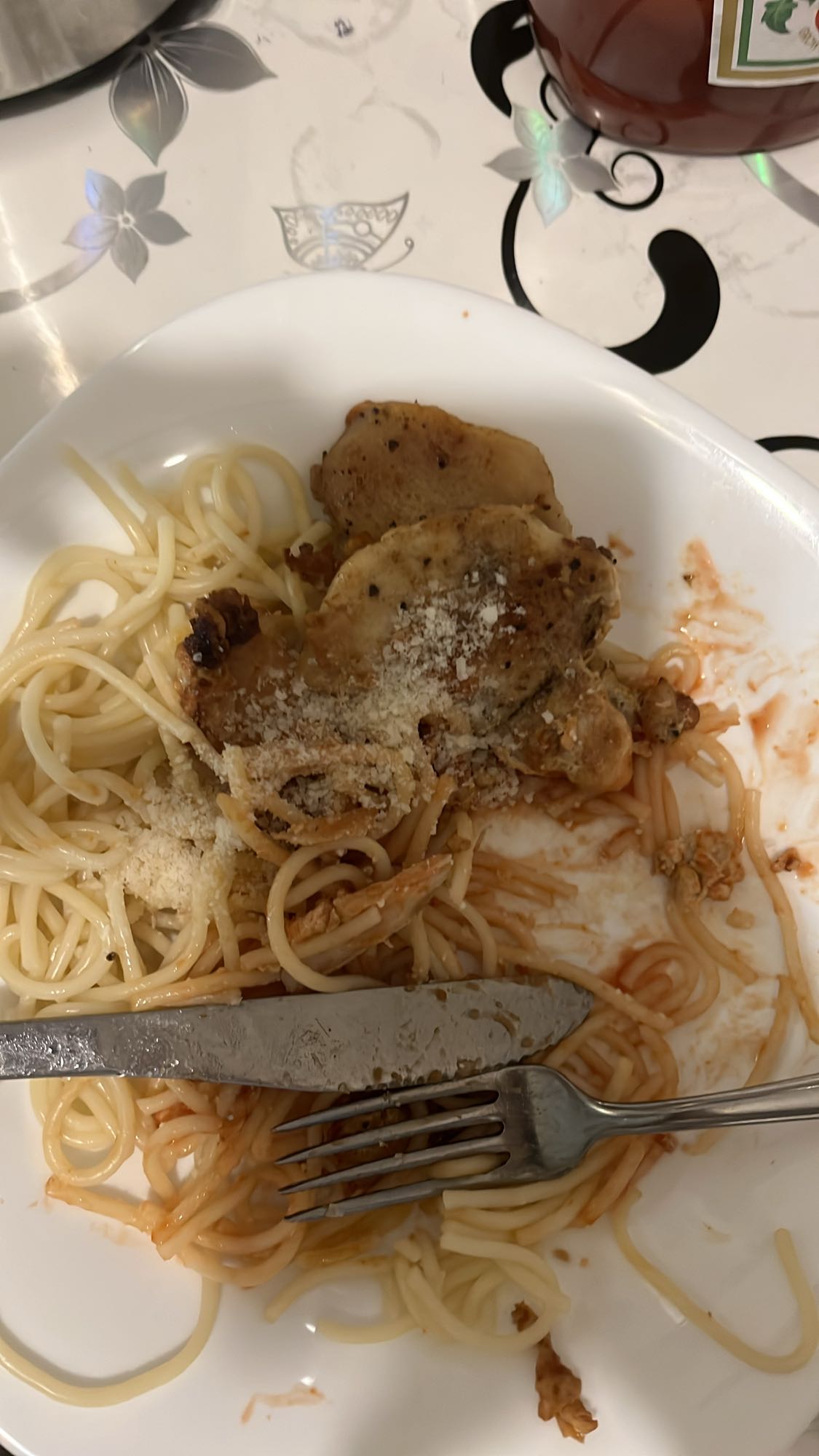 Spaghetti med kött