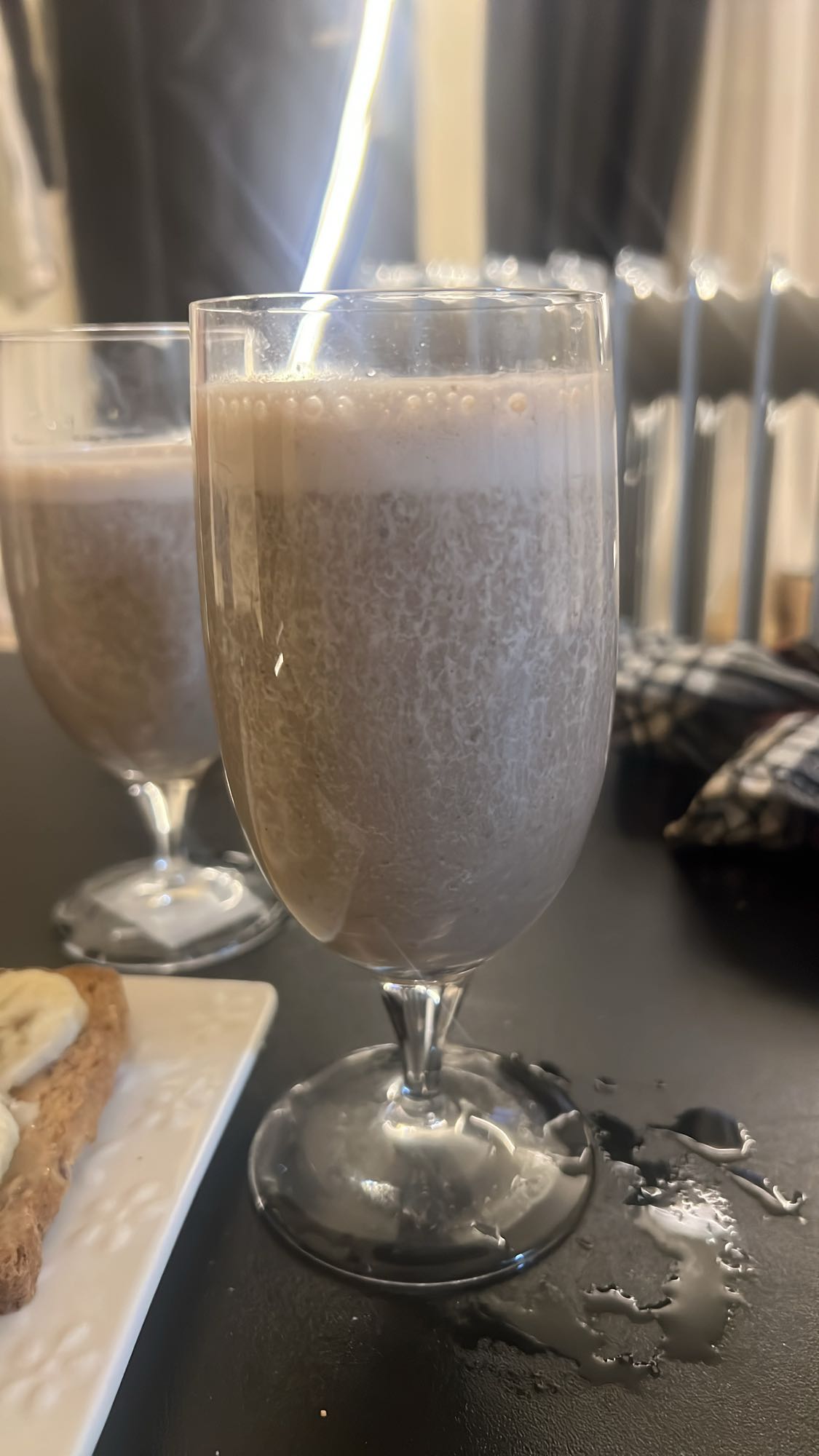 Smoothie banane cacao