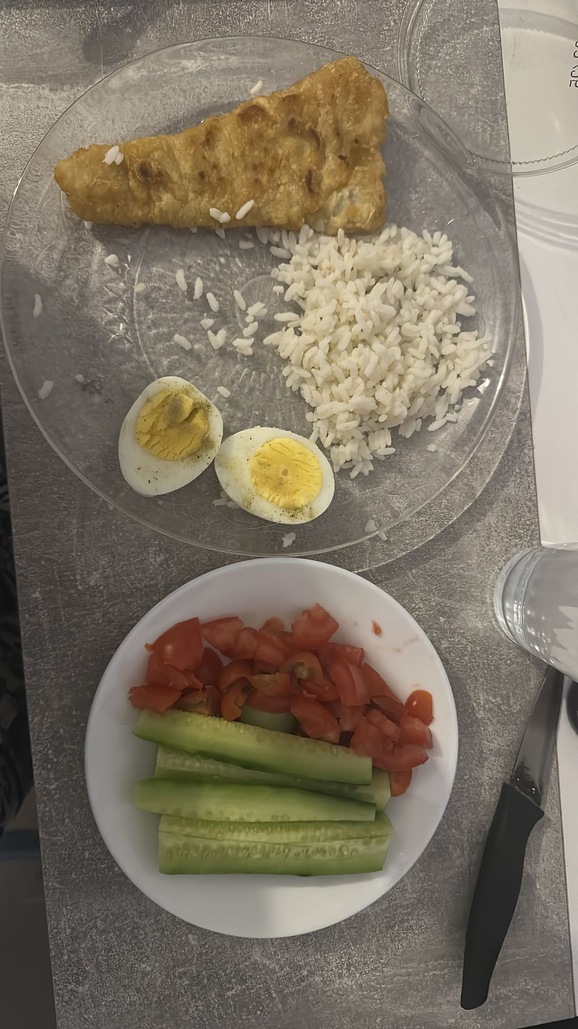 Poisson pané avec riz