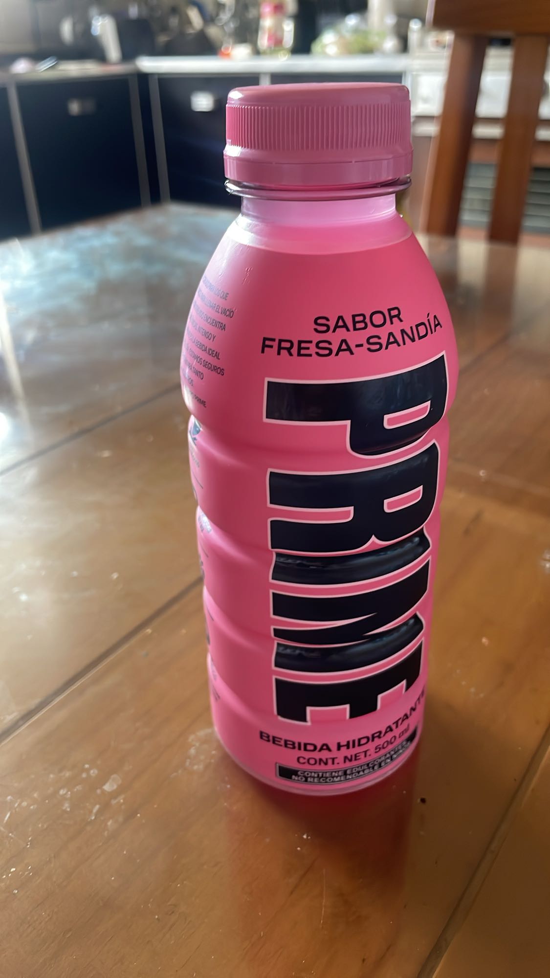 Bebida hidratante fresa-sandía