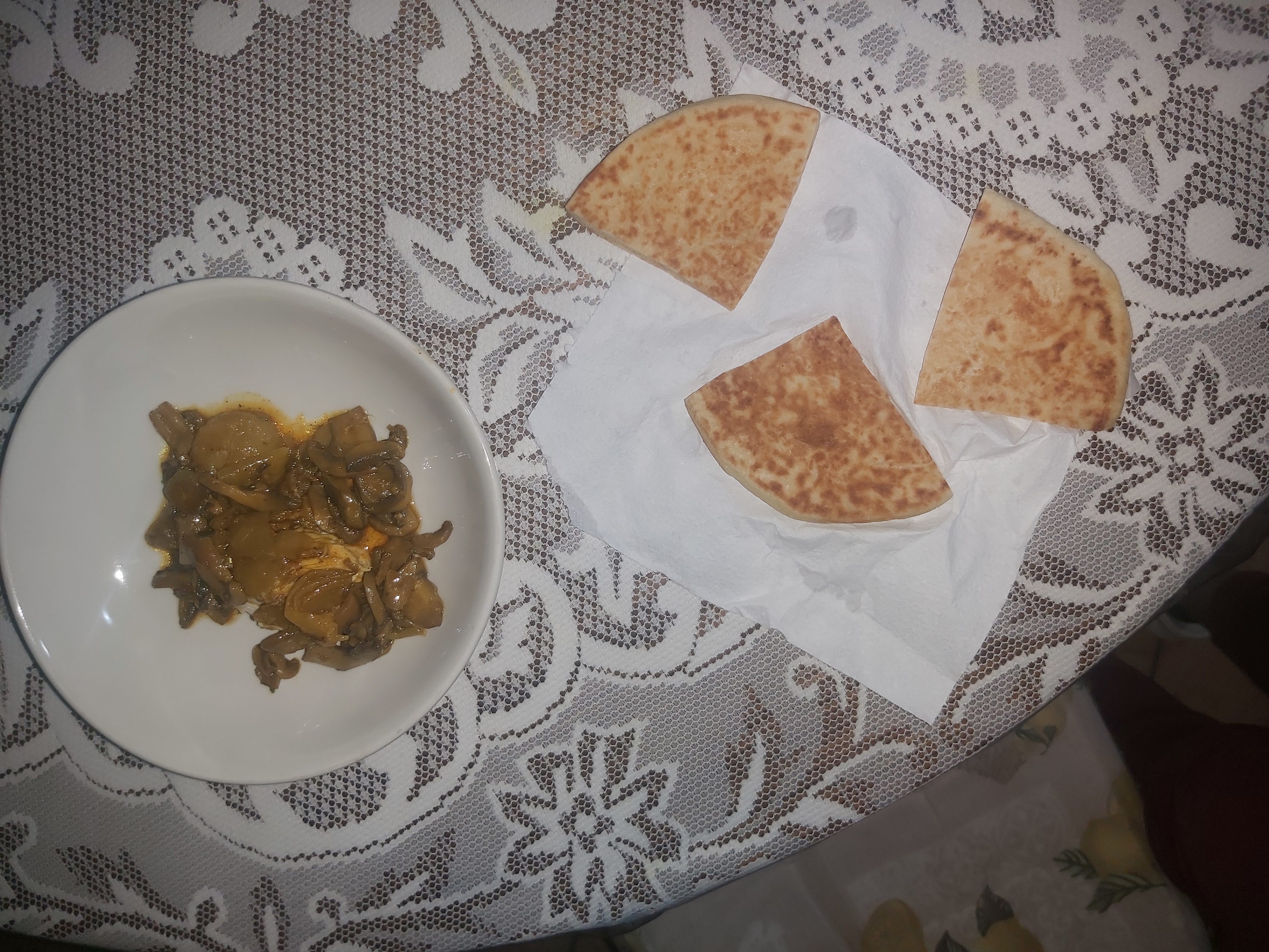 Mushroom and Flatbread