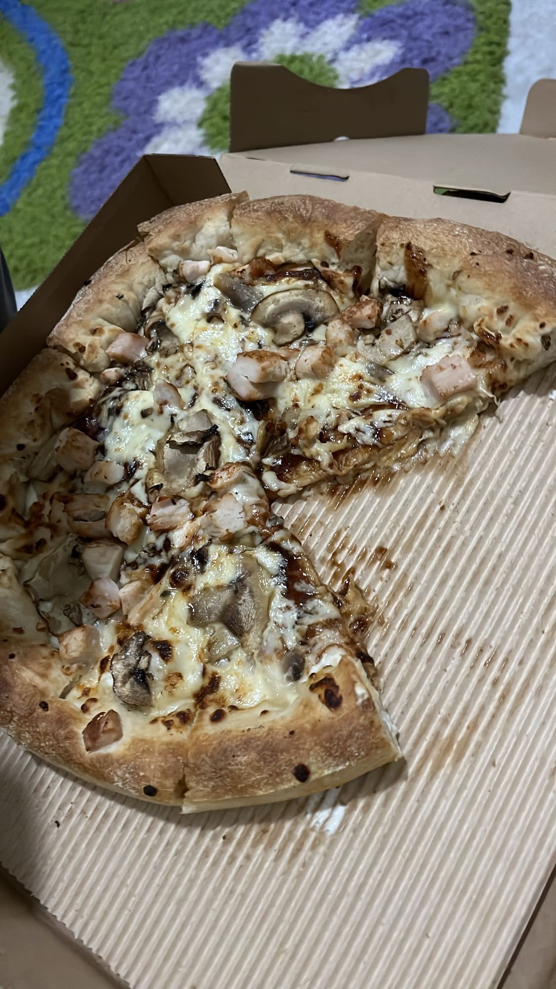 Πίτσα με κοτόπουλο