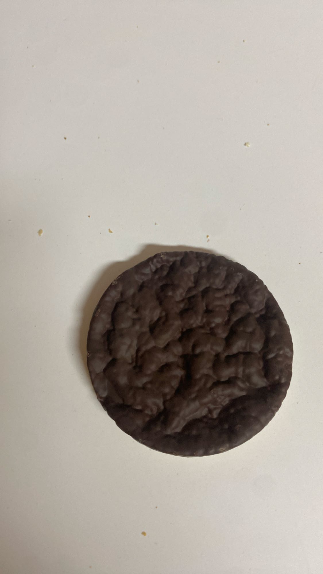 Galleta de arroz con chocolate