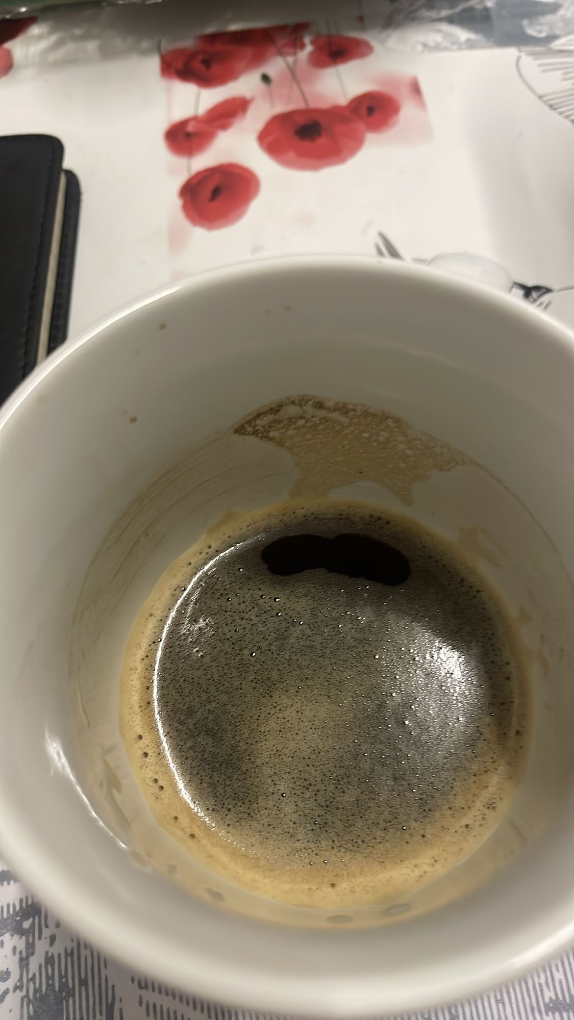 Чаша черно кафе