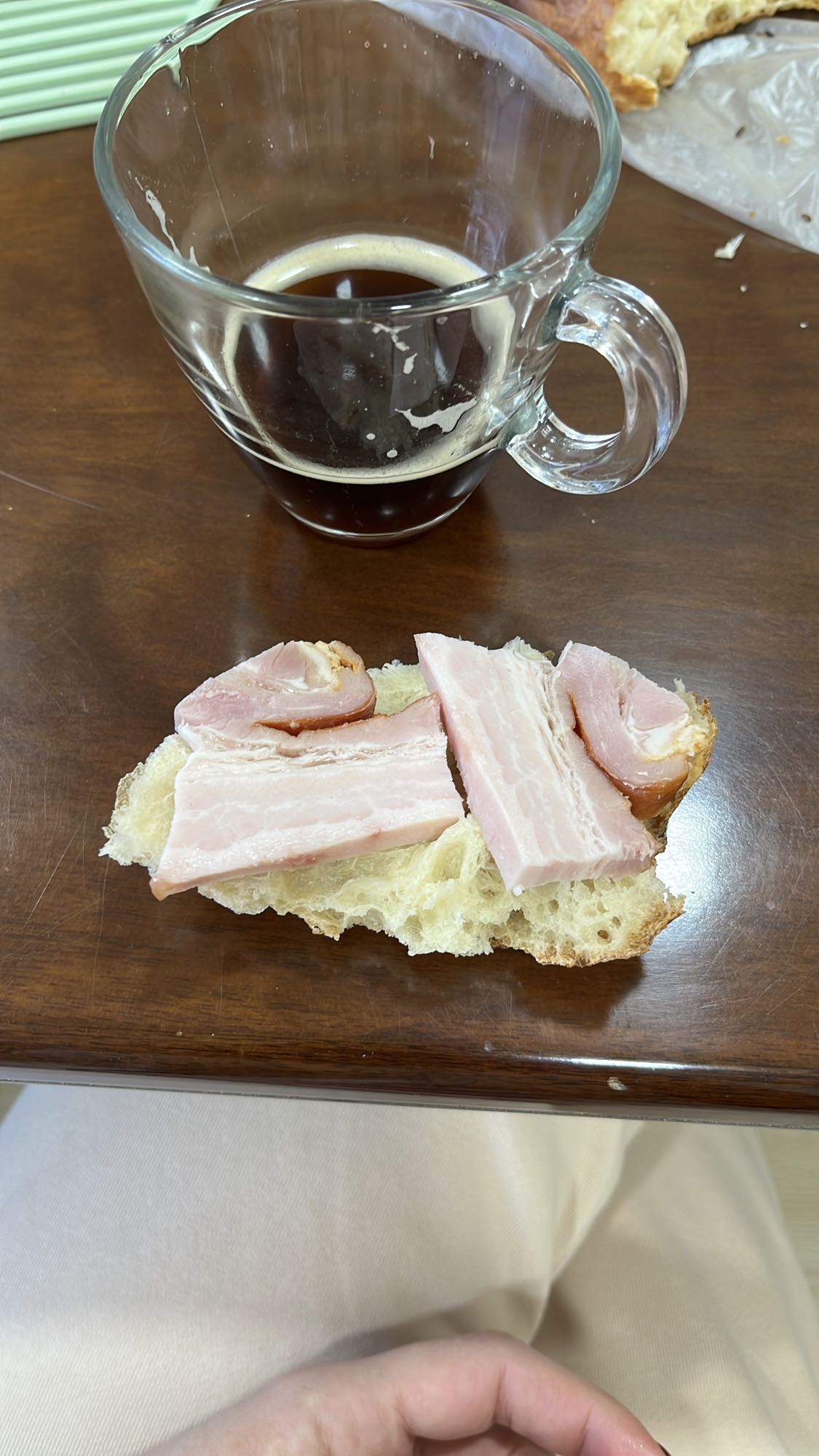 Бутерброд с беконом