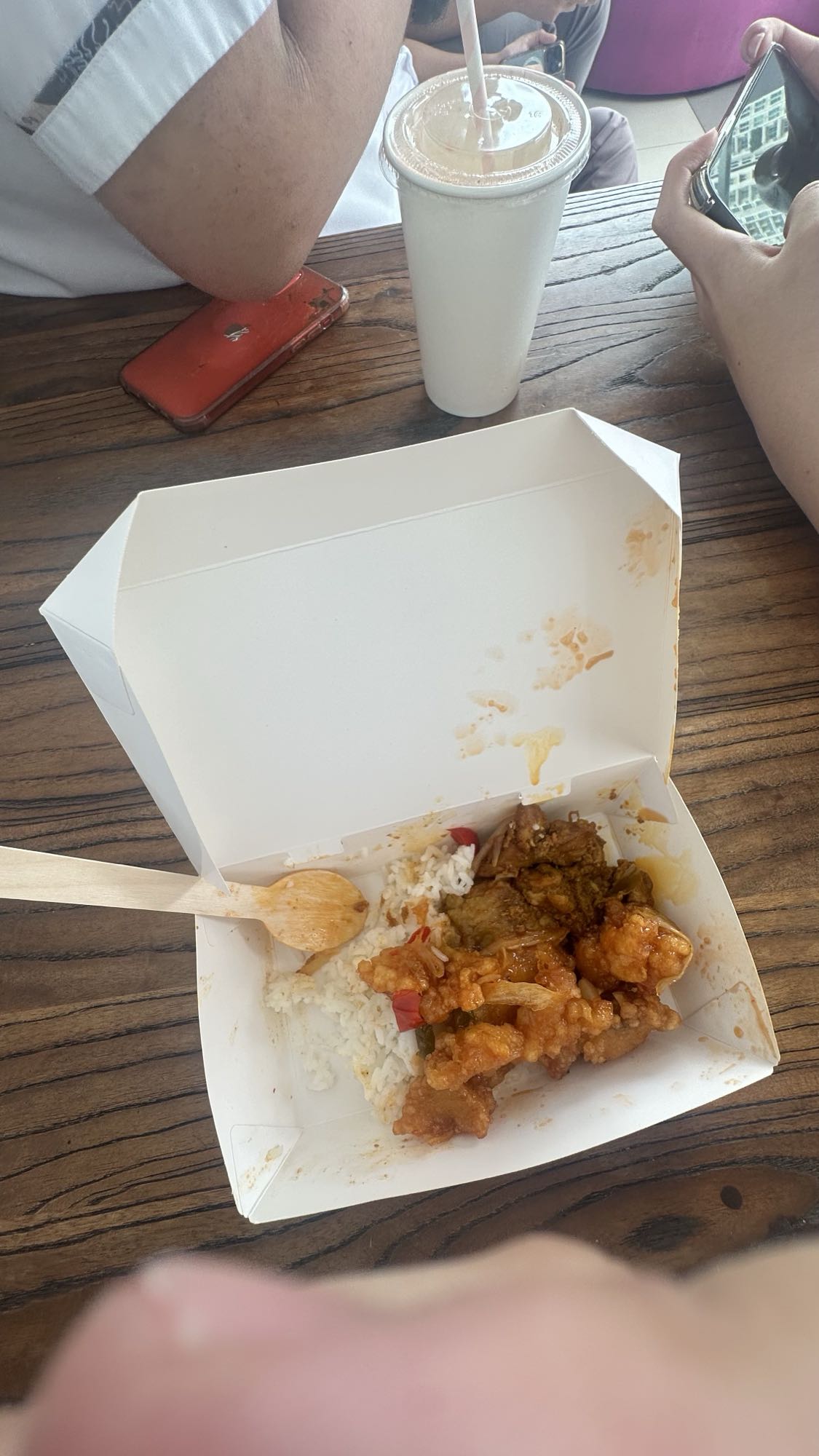 Rice with meat and sauce