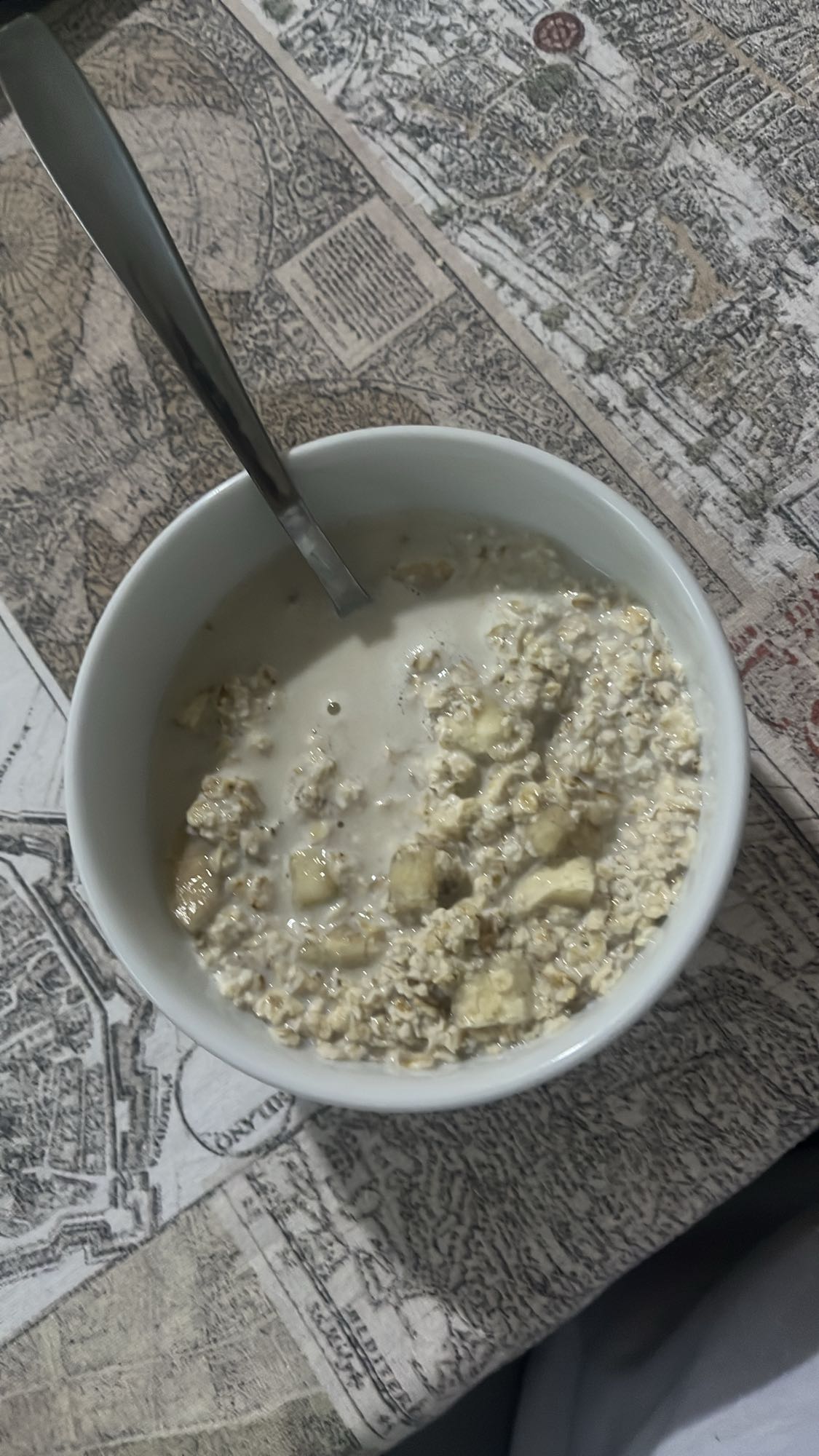 Avena con plátano