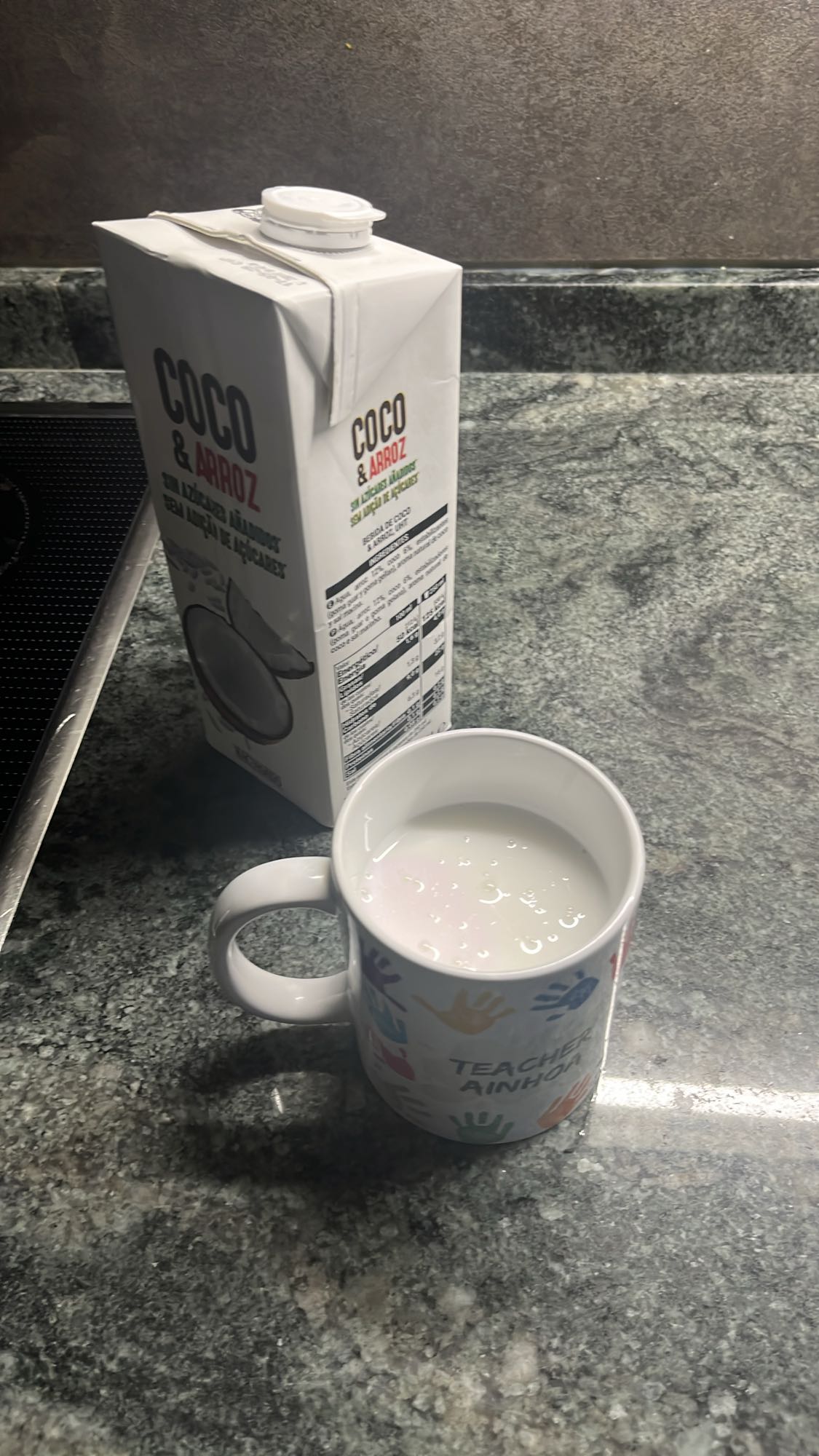 Bebida de coco y arroz