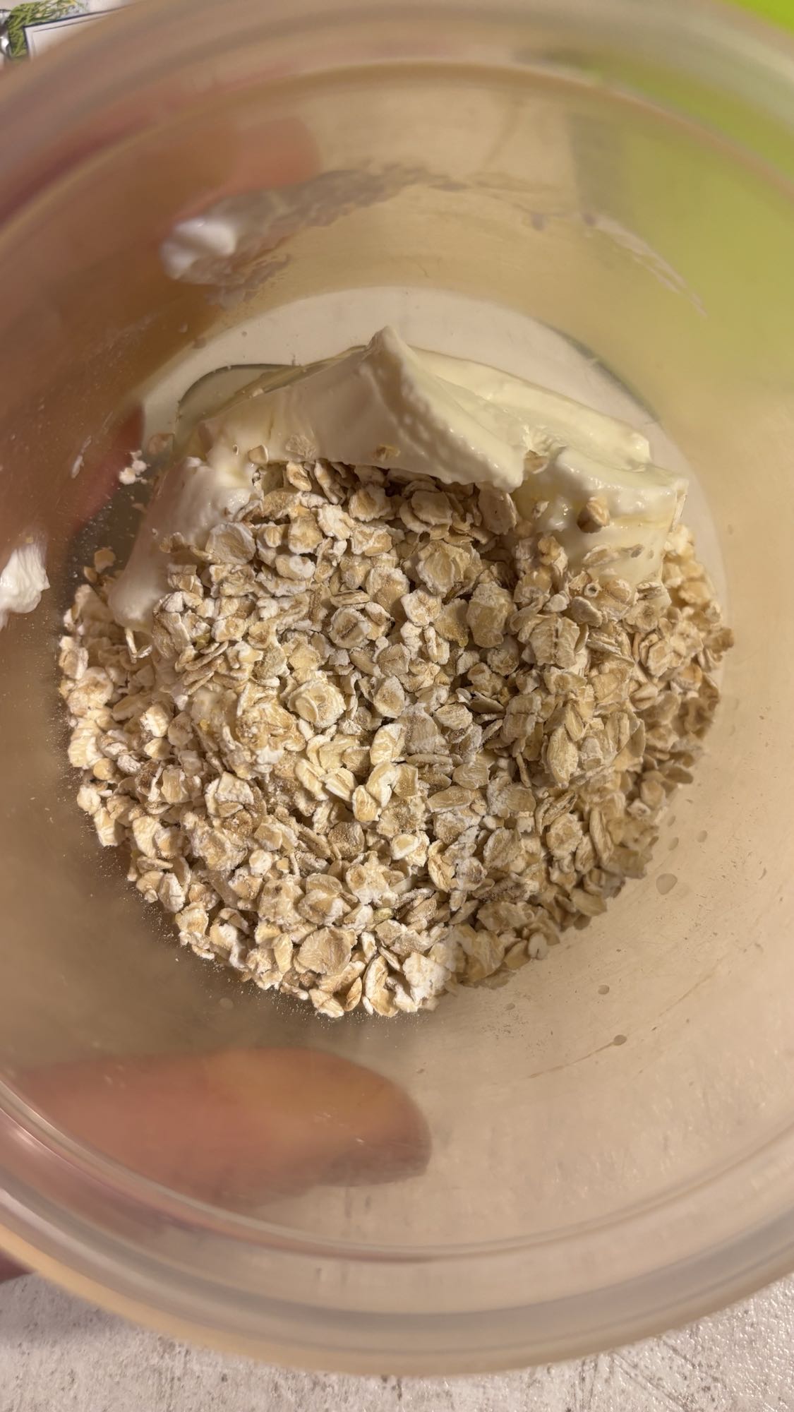 Flocons d'avoine au yaourt