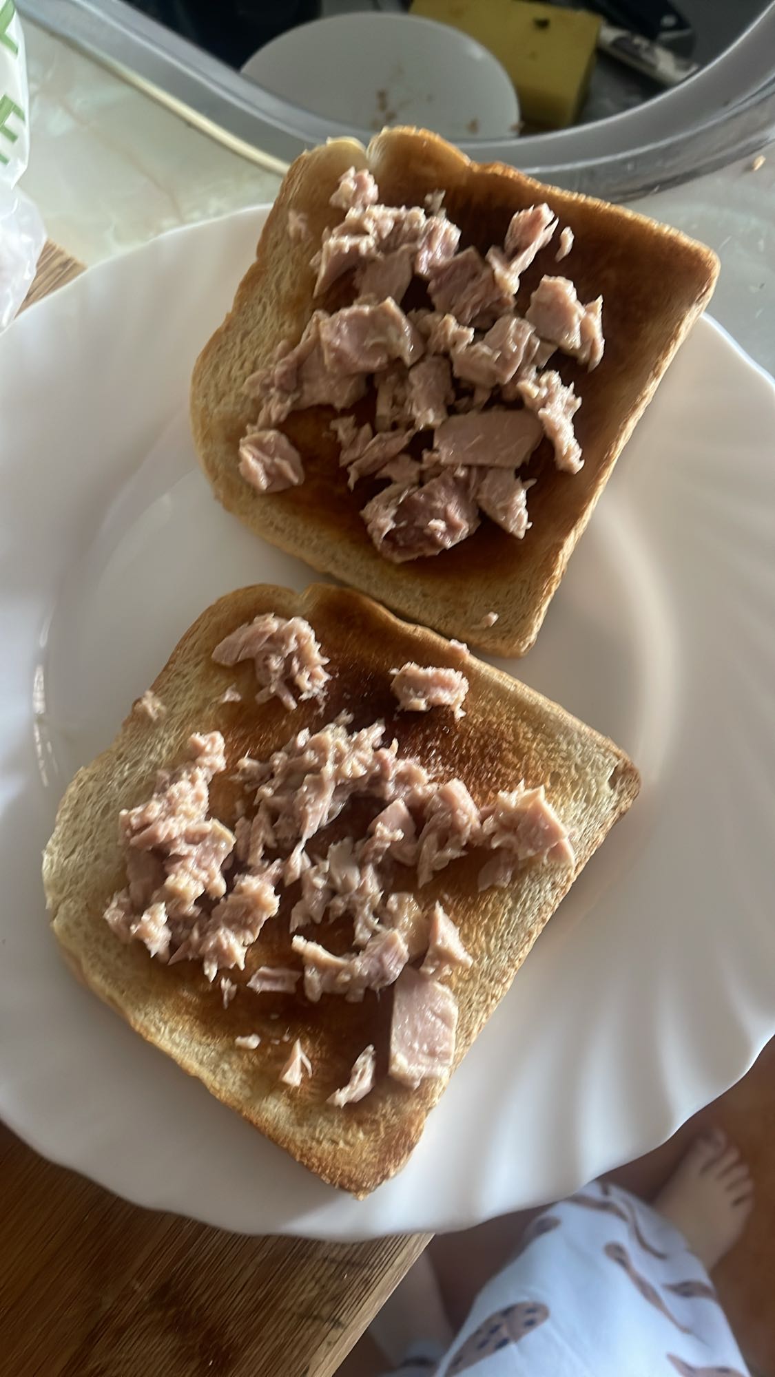 Tostadas con atún