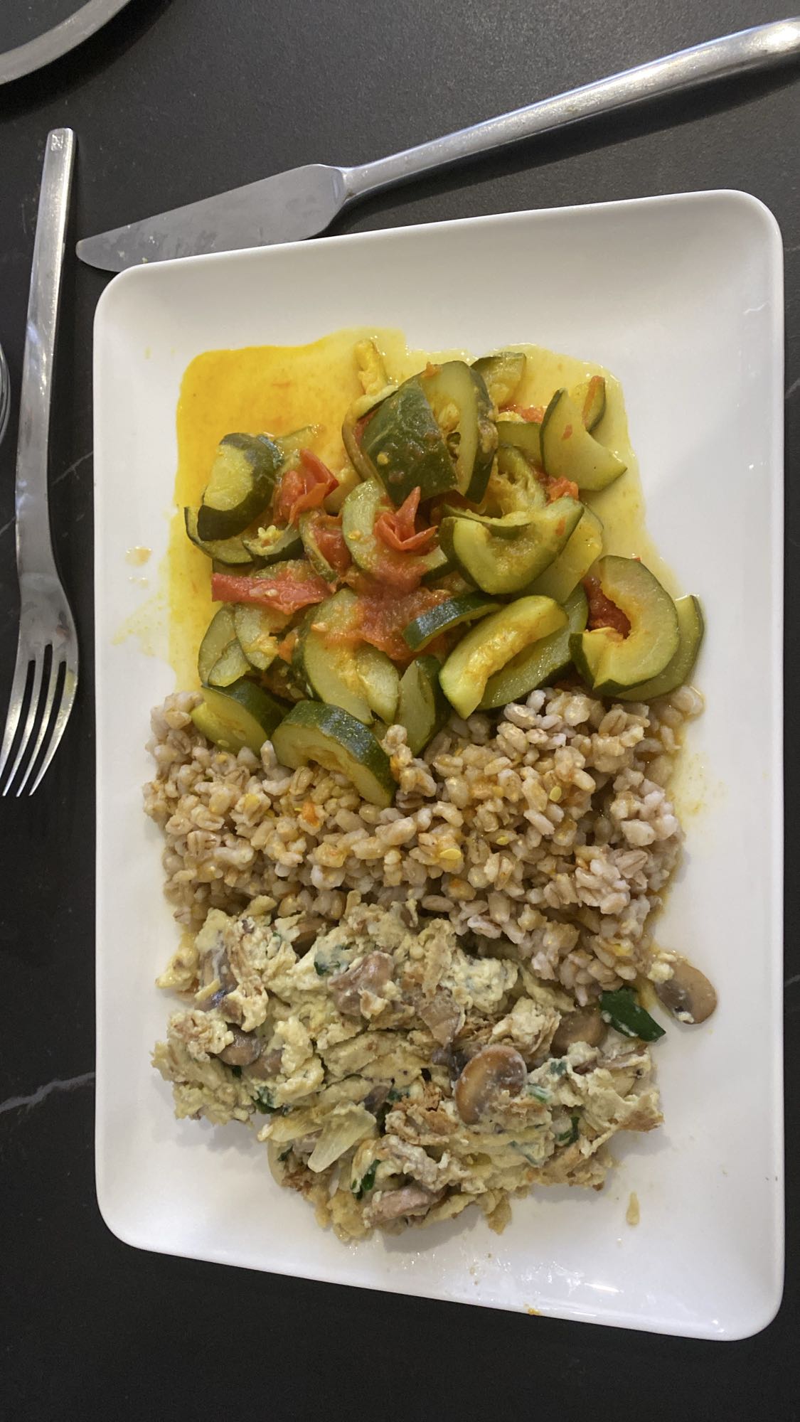 Omelette aux légumes