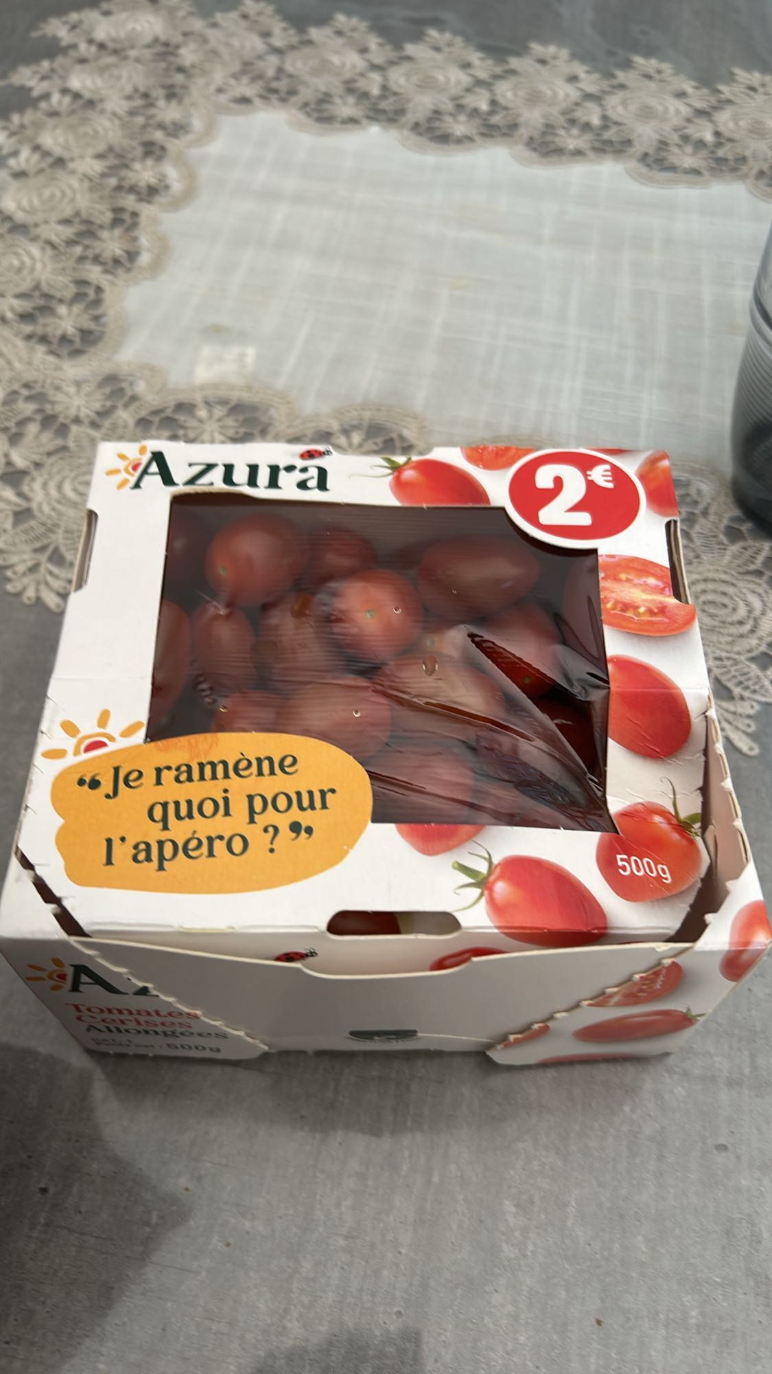 Tomates cereja alongadas