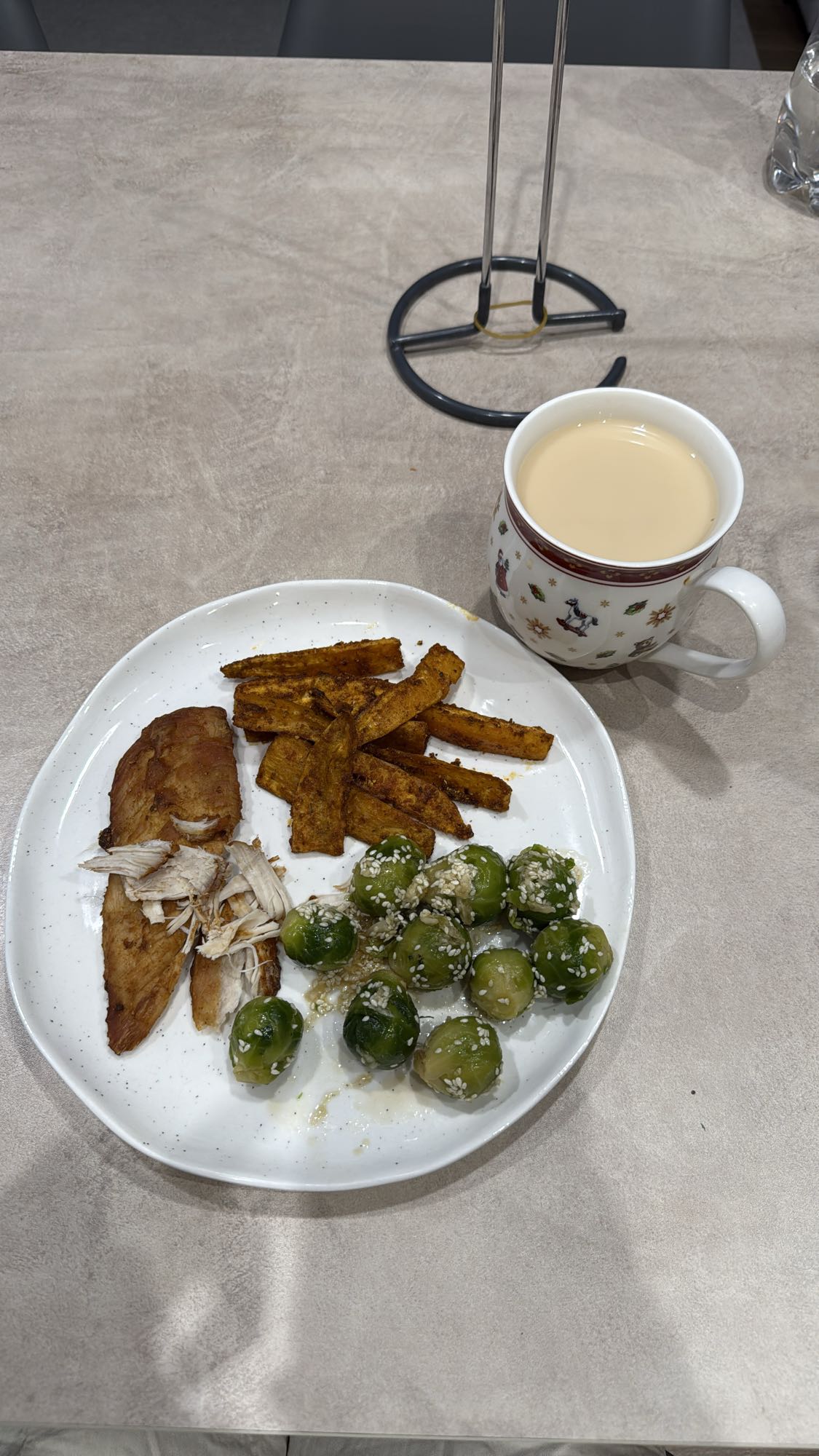 Курица с гарниром