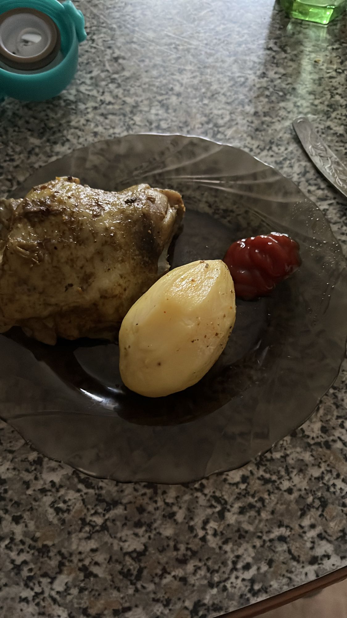 Курица с картофелем