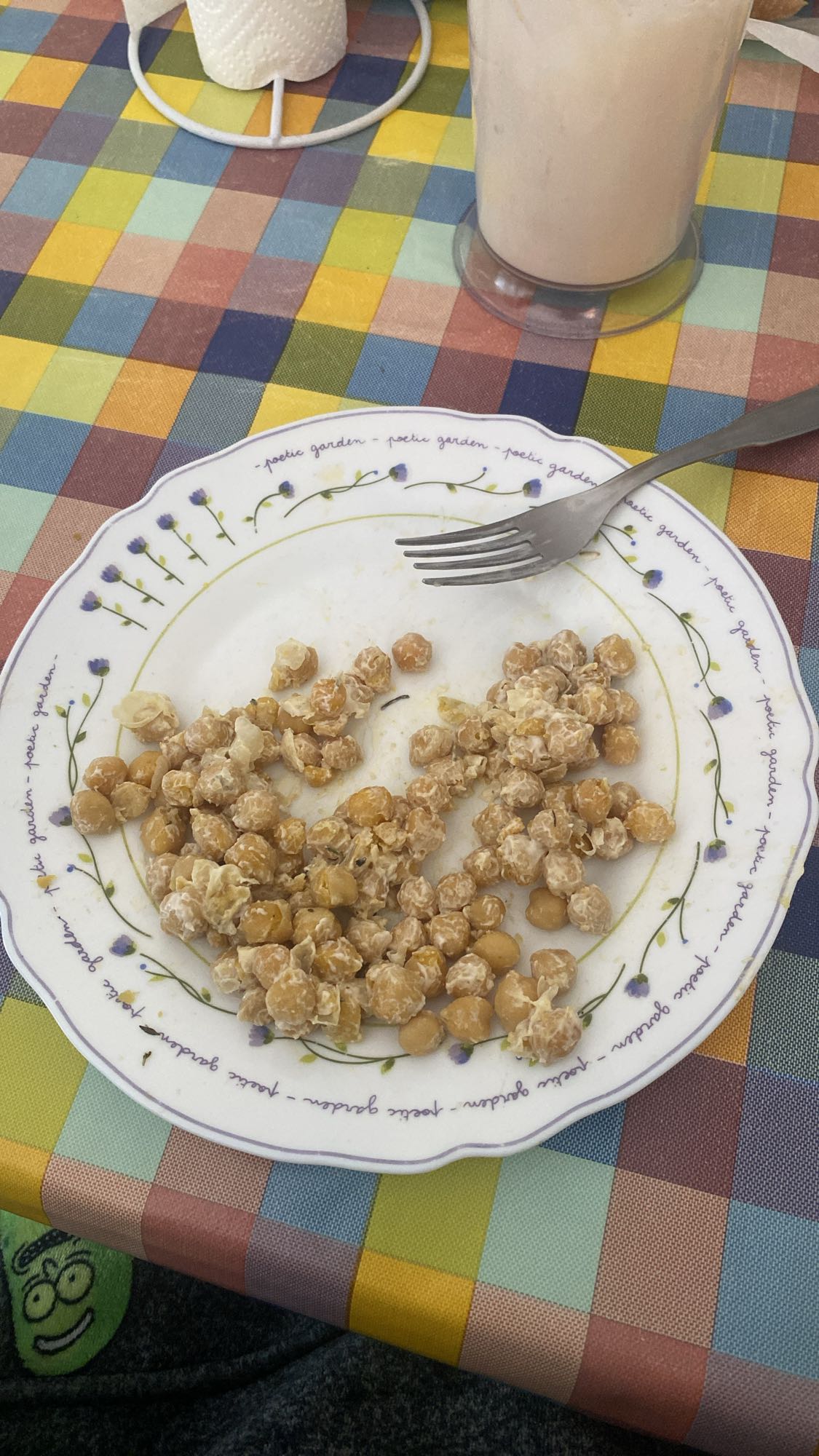 Garbanzos con crema