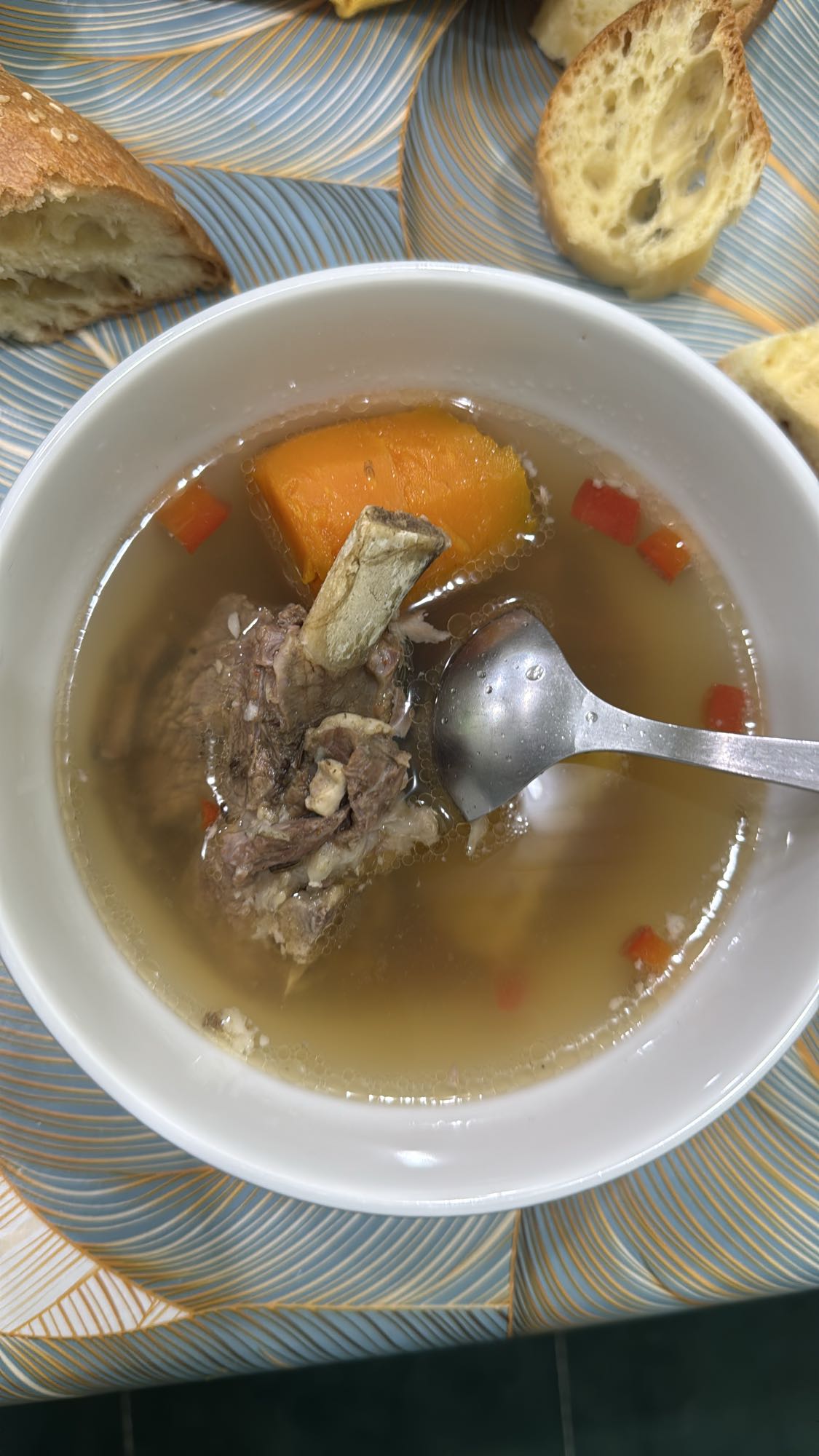 Бульон с мясом