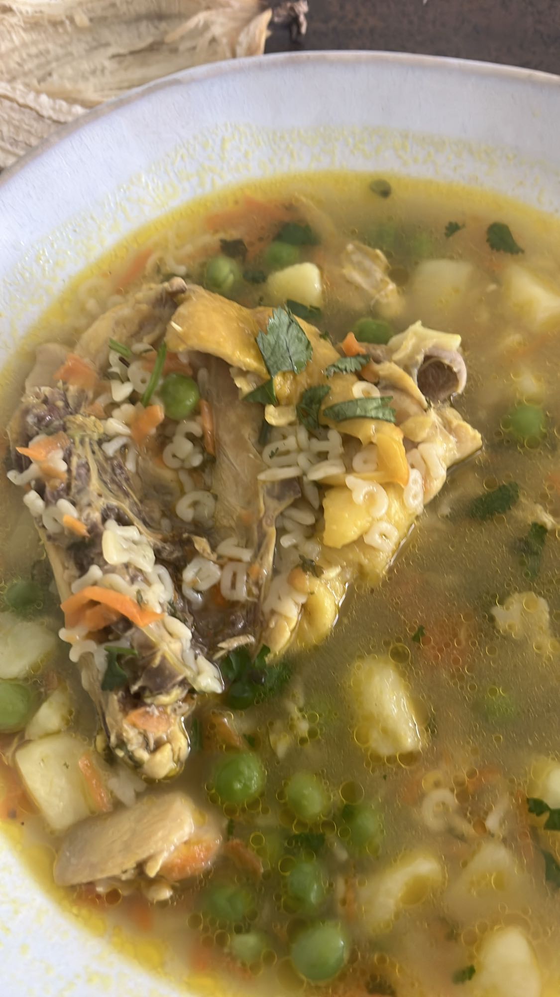 Sopa de gallina
